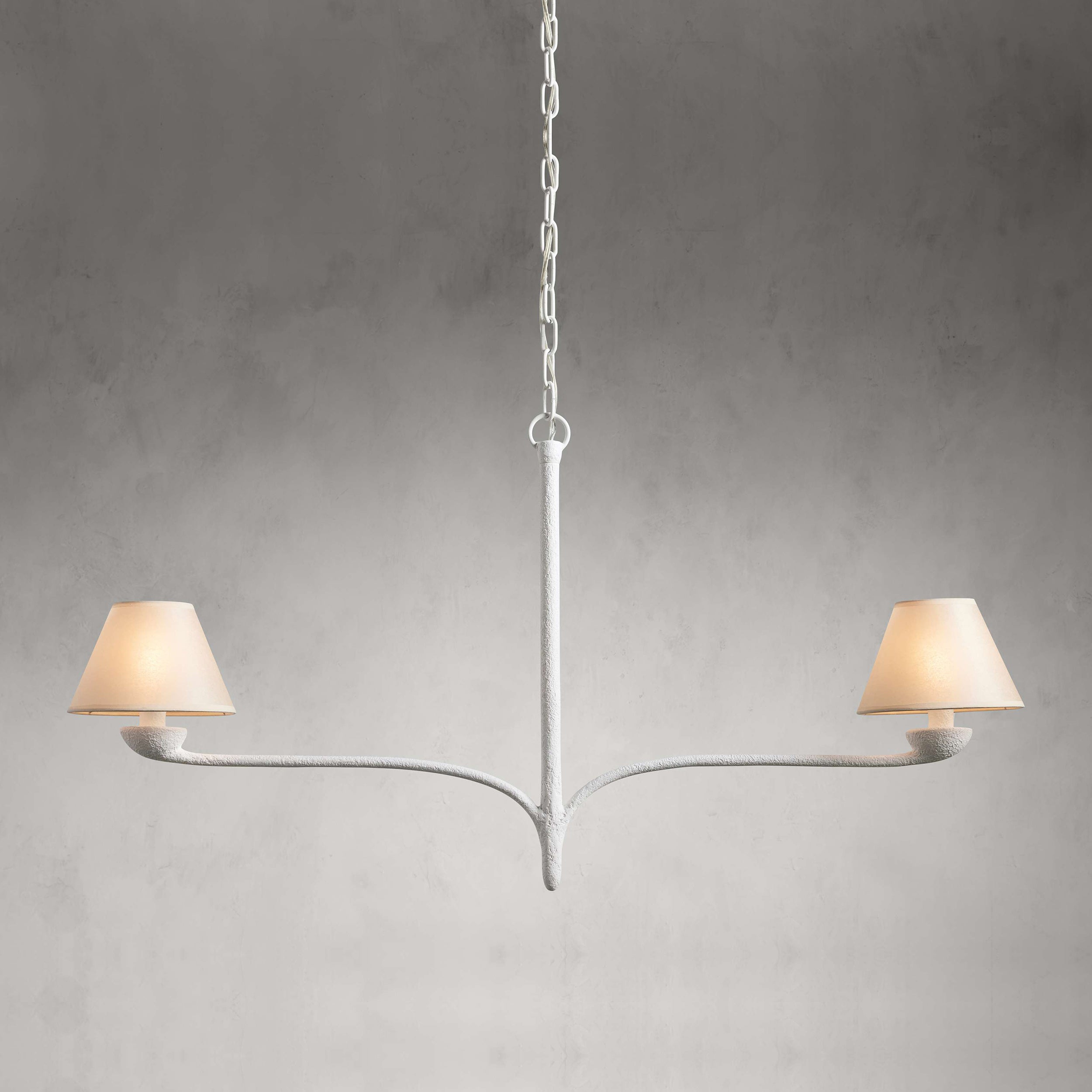 Upturn Elegance Vintage Resin Stoff Kronleuchter-Letslighting
