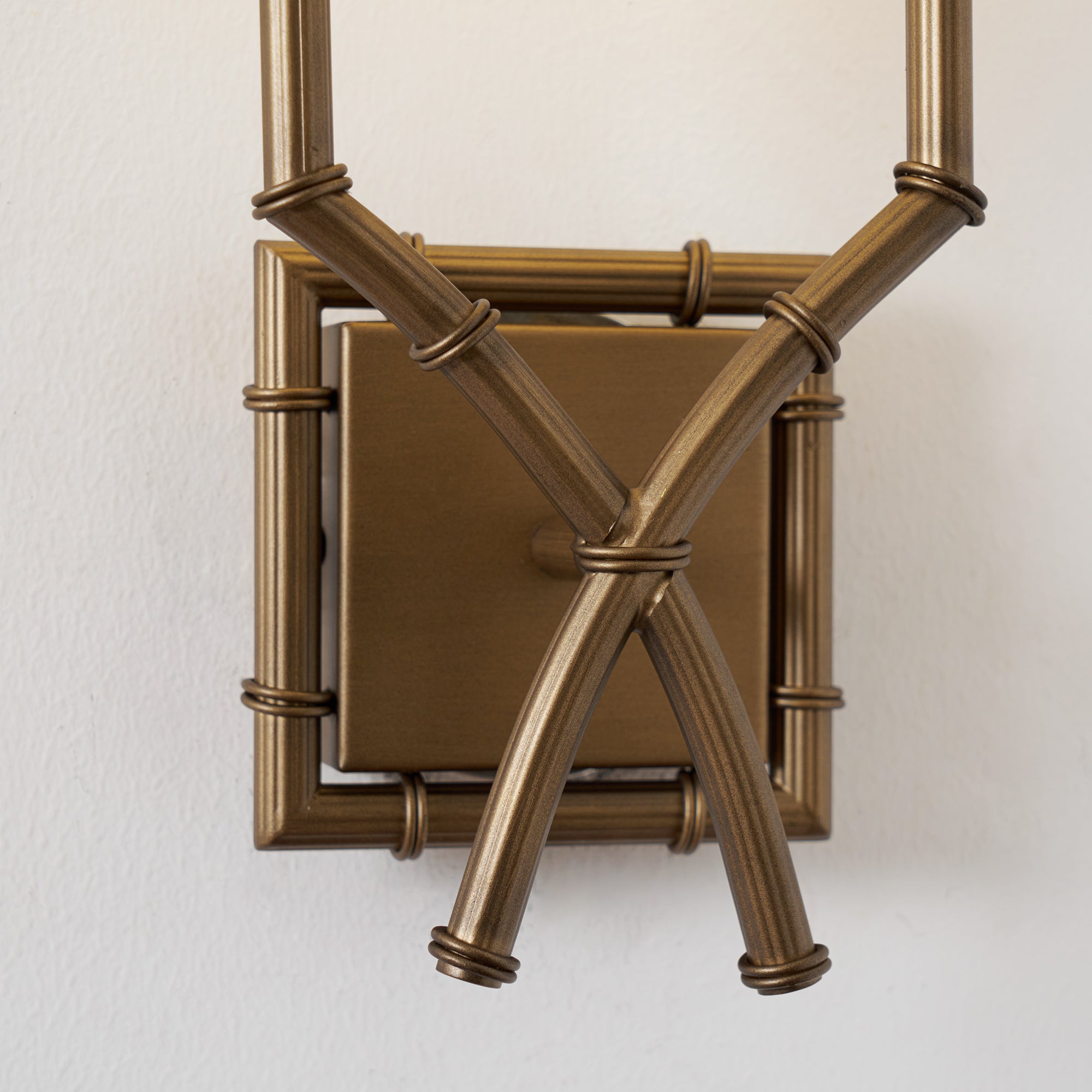 Yelp Industrielle Vintage Wandleuchte aus Bambusgewebe-Letslighting