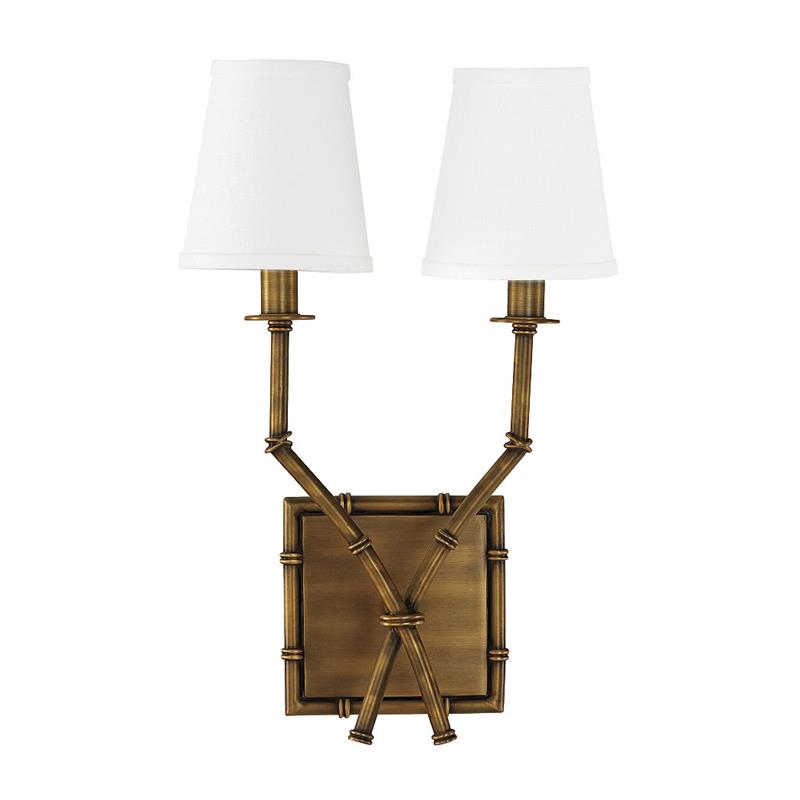 Yelp Industrielle Vintage Wandleuchte aus Bambusgewebe-Letslighting