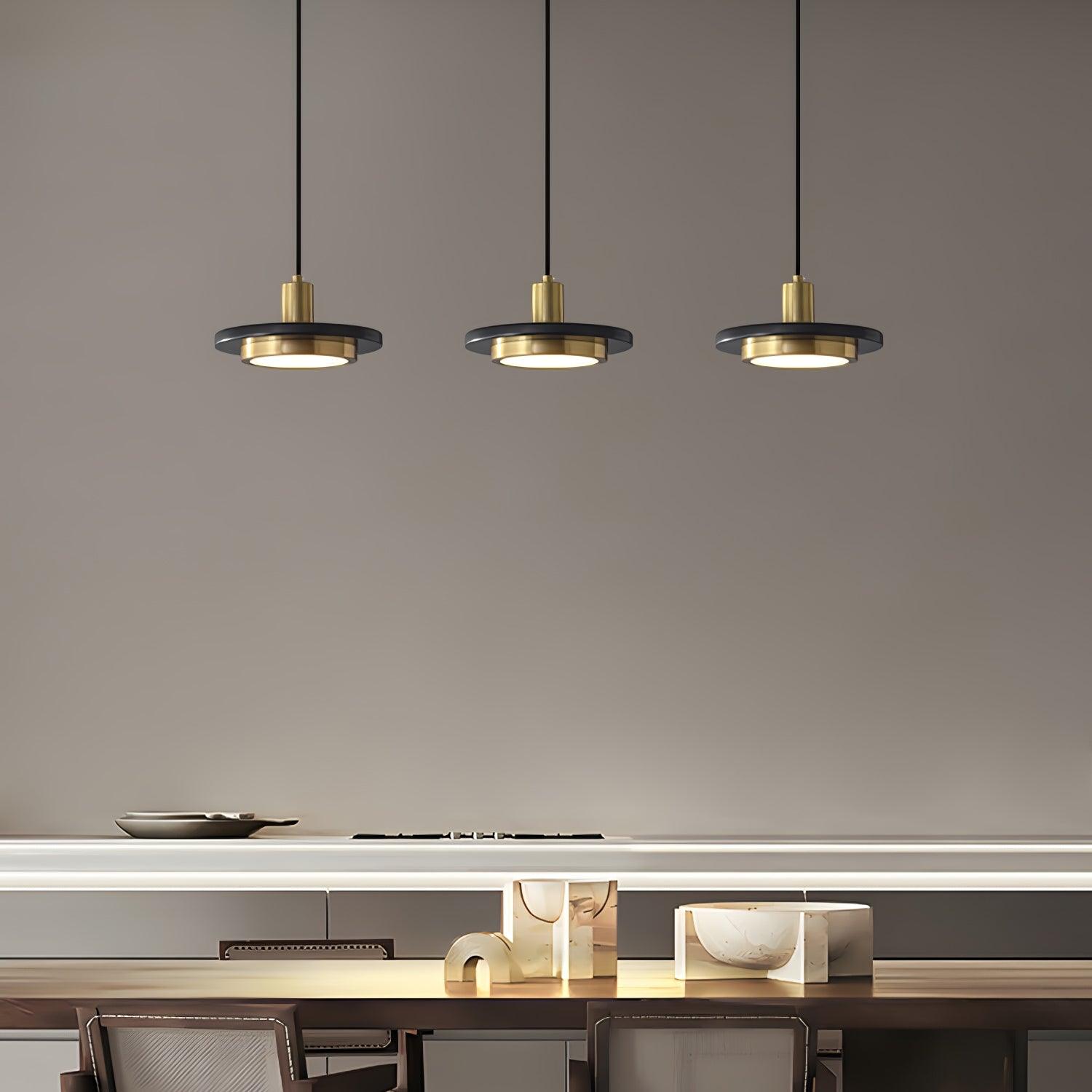 Double Circle Pendant Light - Blowlighting