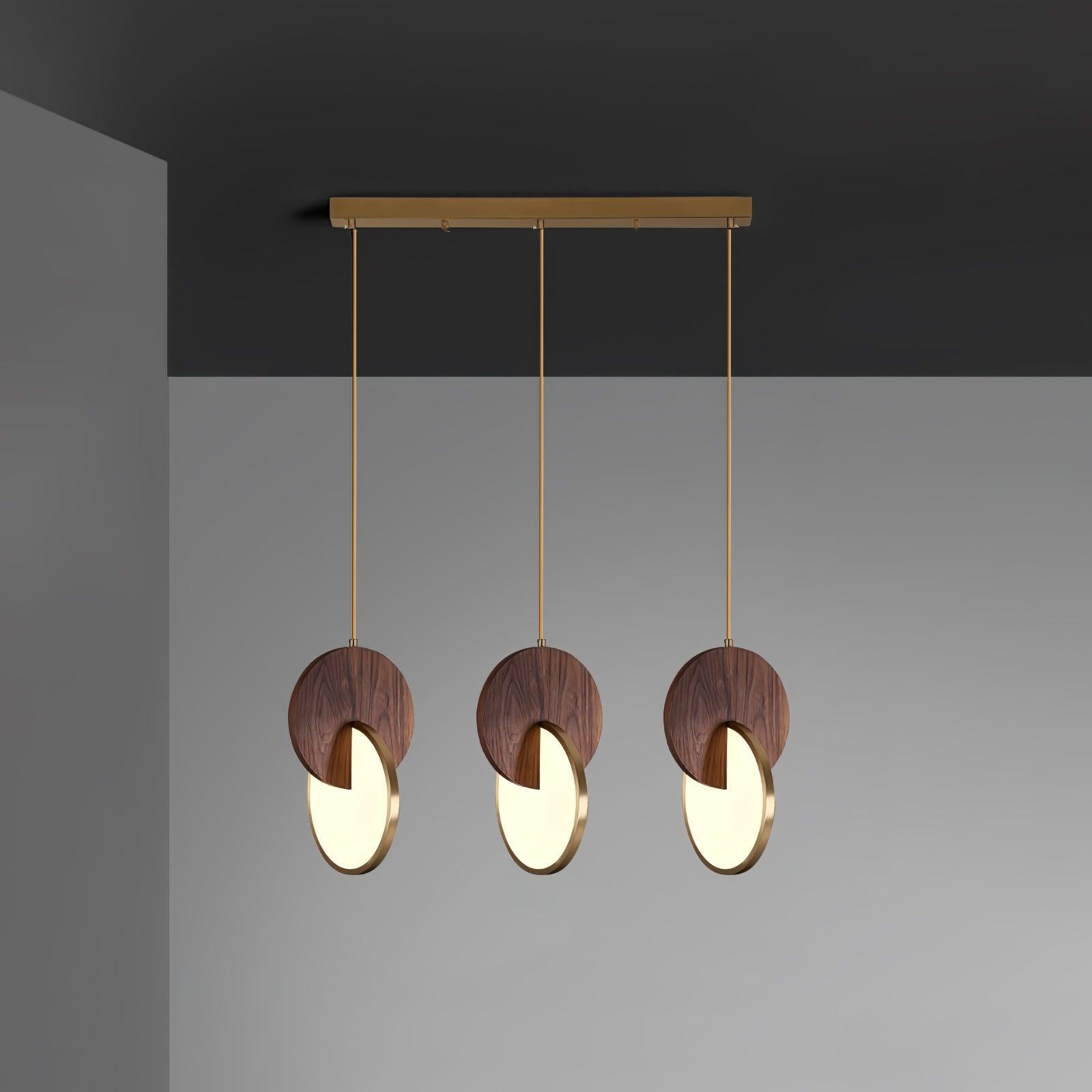 Lysola Holz Ring Pendelleuchte Leuchte-Letslighting