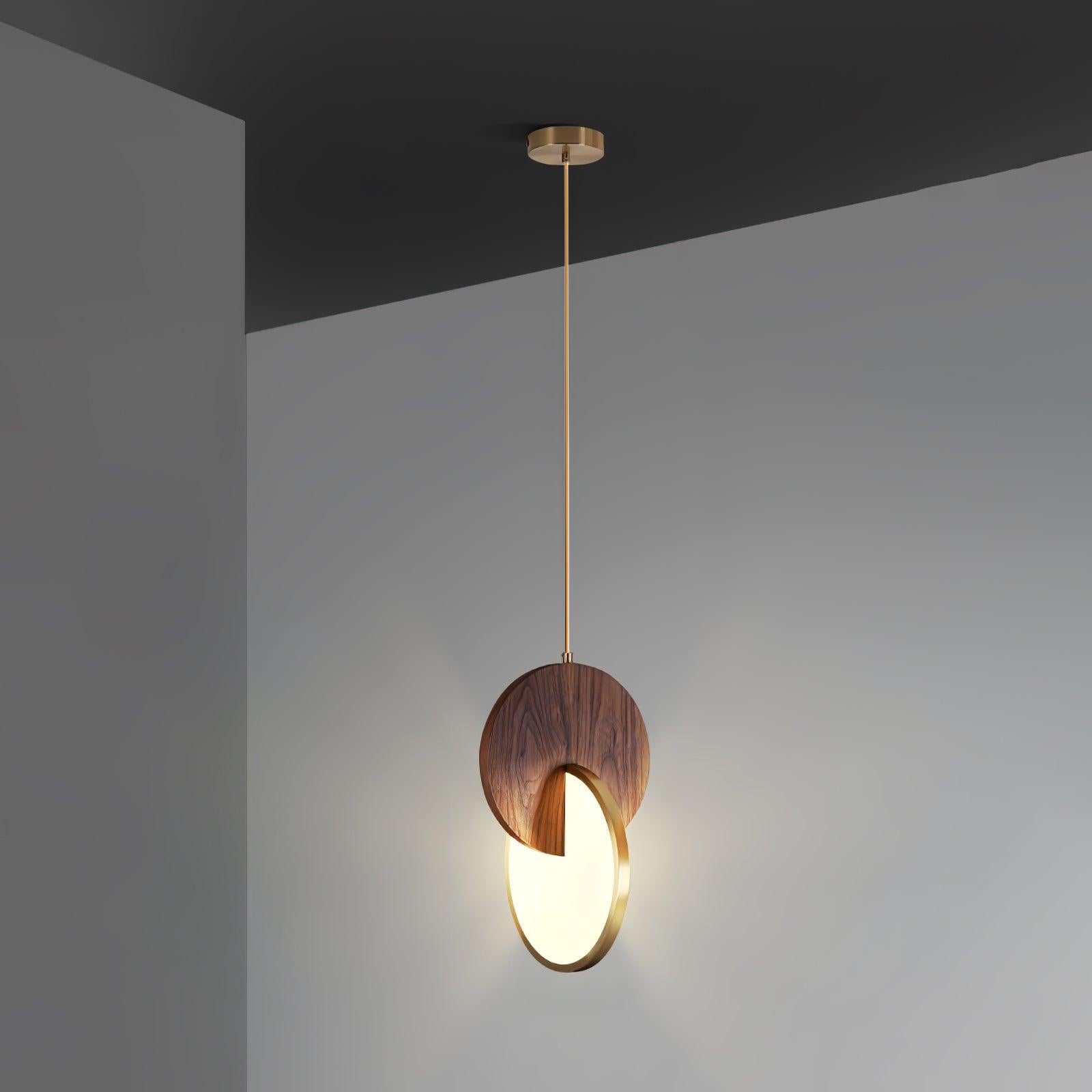 Lysola Holz Ring Pendelleuchte Leuchte-Letslighting