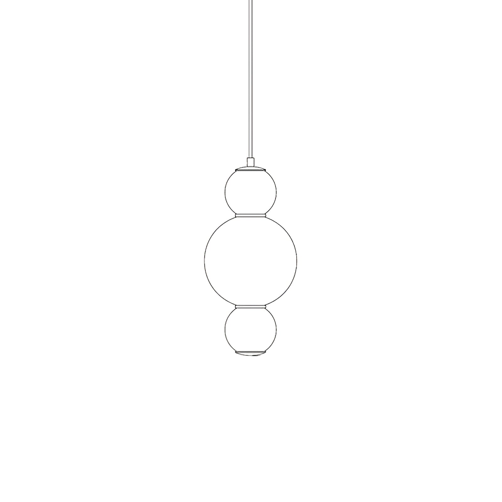 Frankie Minimalistisch Glas Pendelleuchte Leuchte-Letslighting