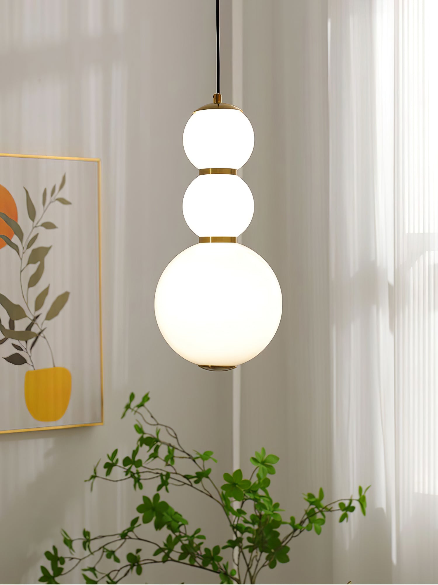 Frankie Minimalistisch Glas Pendelleuchte Leuchte-Letslighting