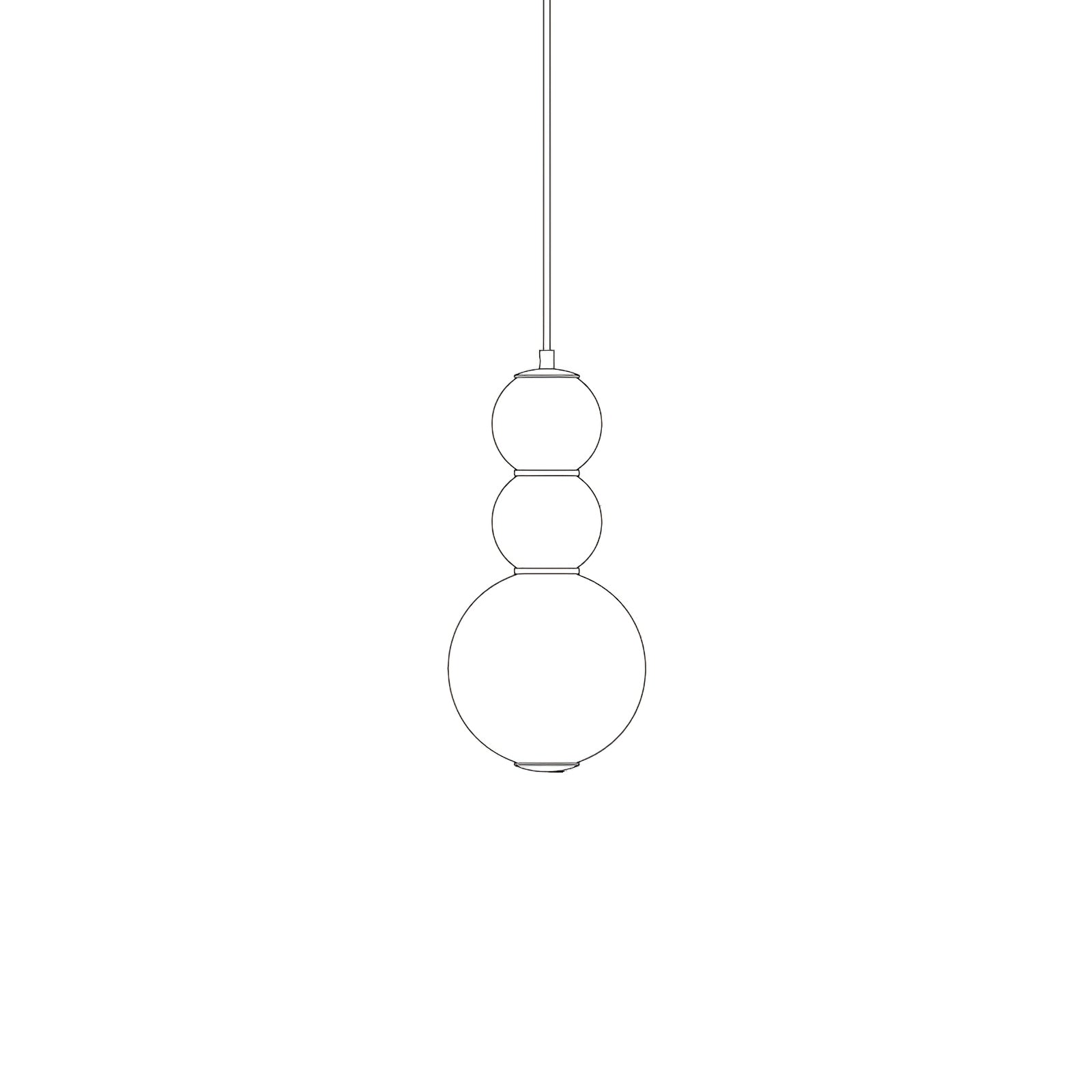 Frankie Minimalistisch Glas Pendelleuchte Leuchte-Letslighting