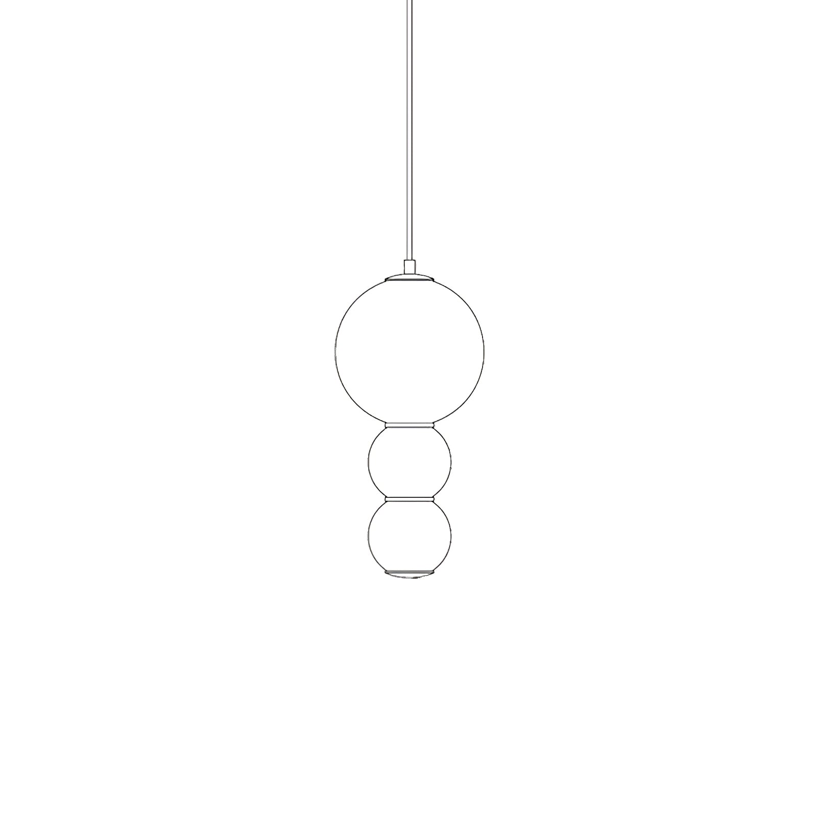 Frankie Minimalistisch Glas Pendelleuchte Leuchte-Letslighting