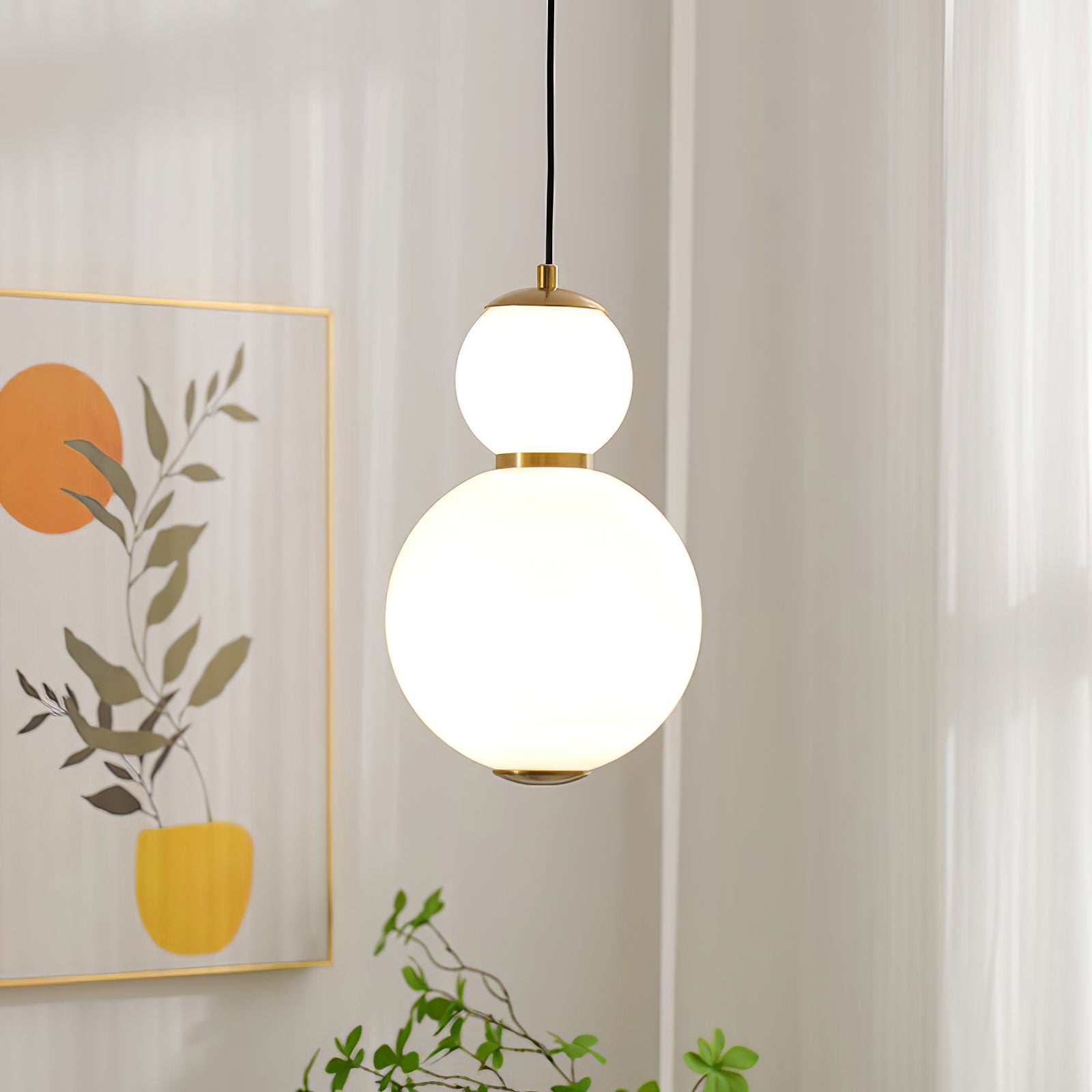 Frankie Minimalistisch Glas Pendelleuchte Leuchte-Letslighting