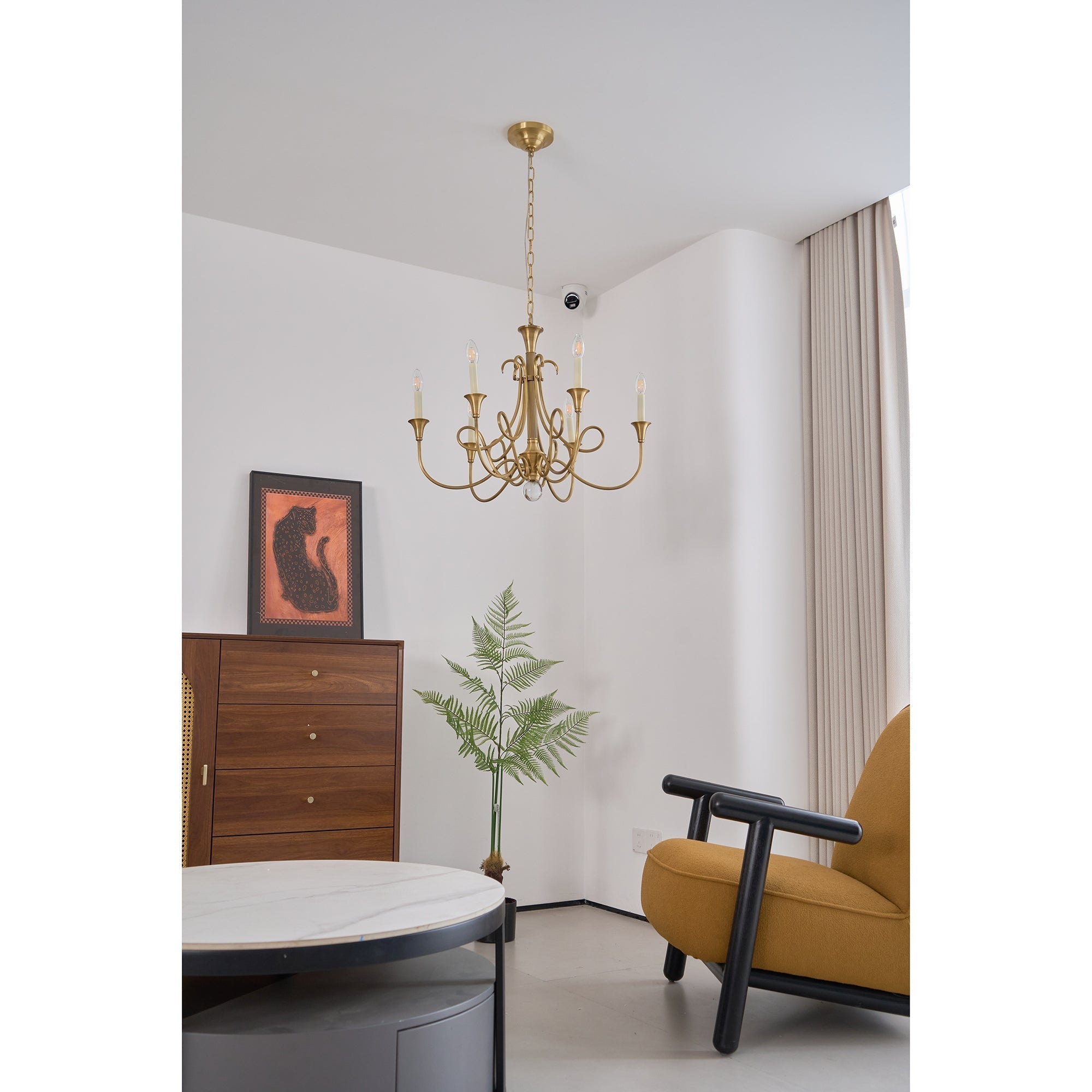 Braid Vintage Messing-Kristall Kronleuchter Doppelgedreht-Letslighting