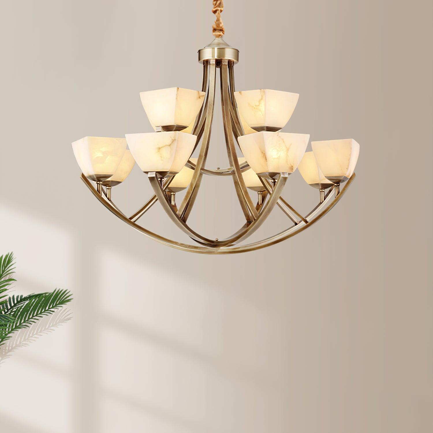 Crown Klassischer Messing-Kronleuchter-Letslighting