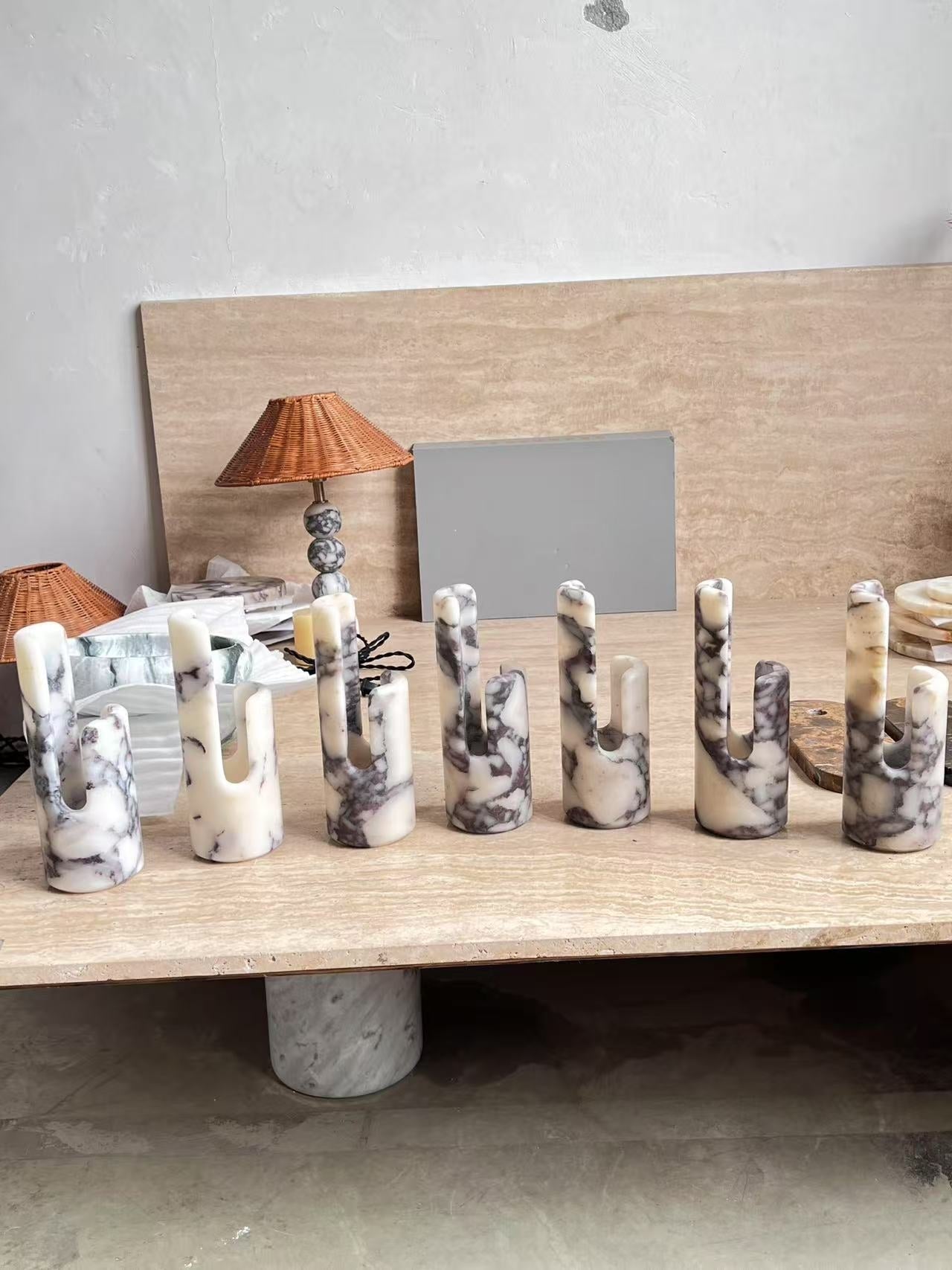 Elix Modern Minimalist Marble Glass Pendant Lamp - Letslighting