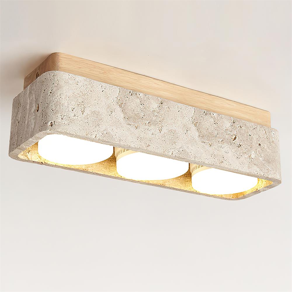 Ritta Ceiling Light Organic Rounded - Letslighting