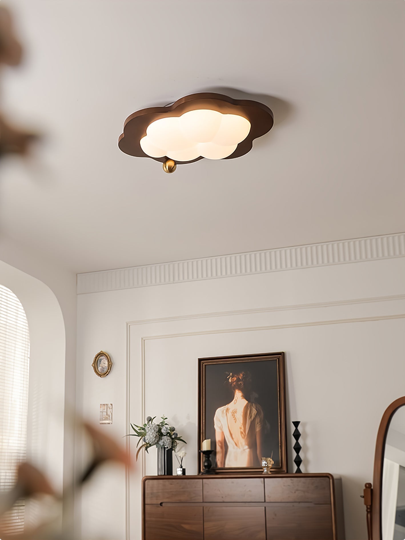 Ivaren Premium Nordic Art Holz Deckenleuchte-Letslighting