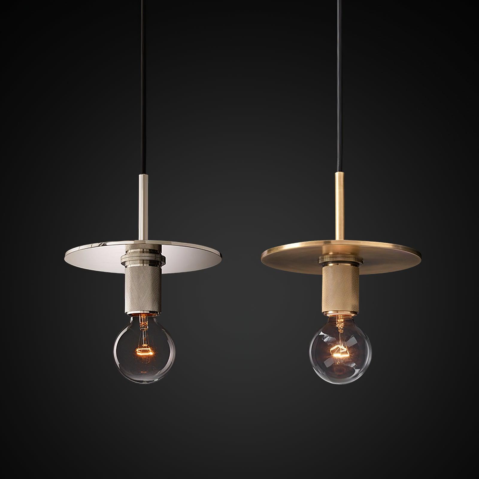 Tyler Minimalistische Pendelleuchte aus Messing-Letslighting