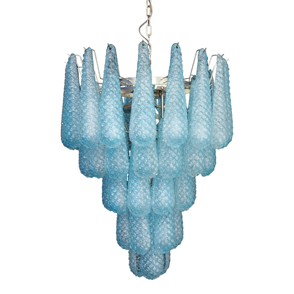 Inset Premium Drop Murano Metal Glass Chandelier - Letslighting