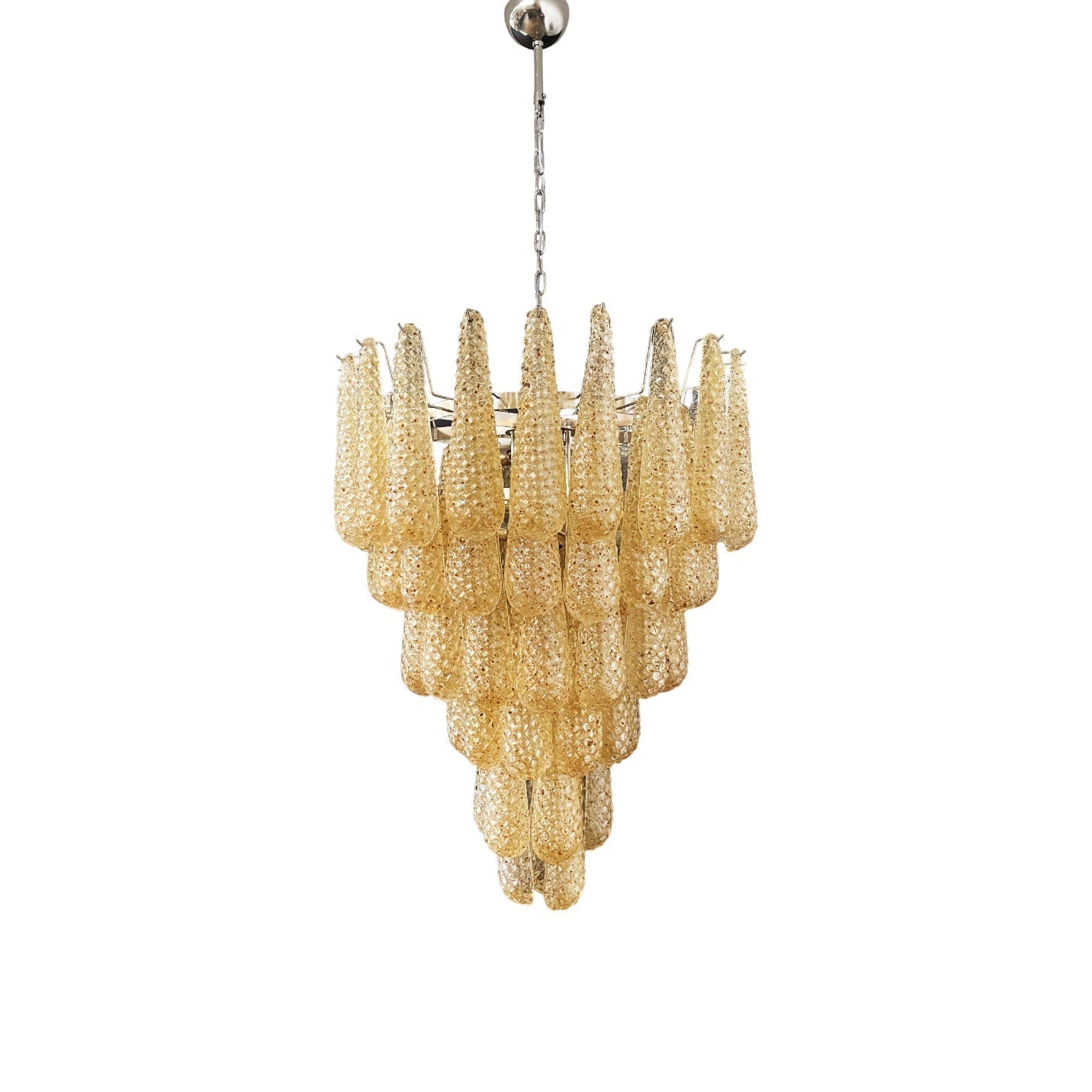 Inset Premium Drop Murano Metal Glass Chandelier - Letslighting