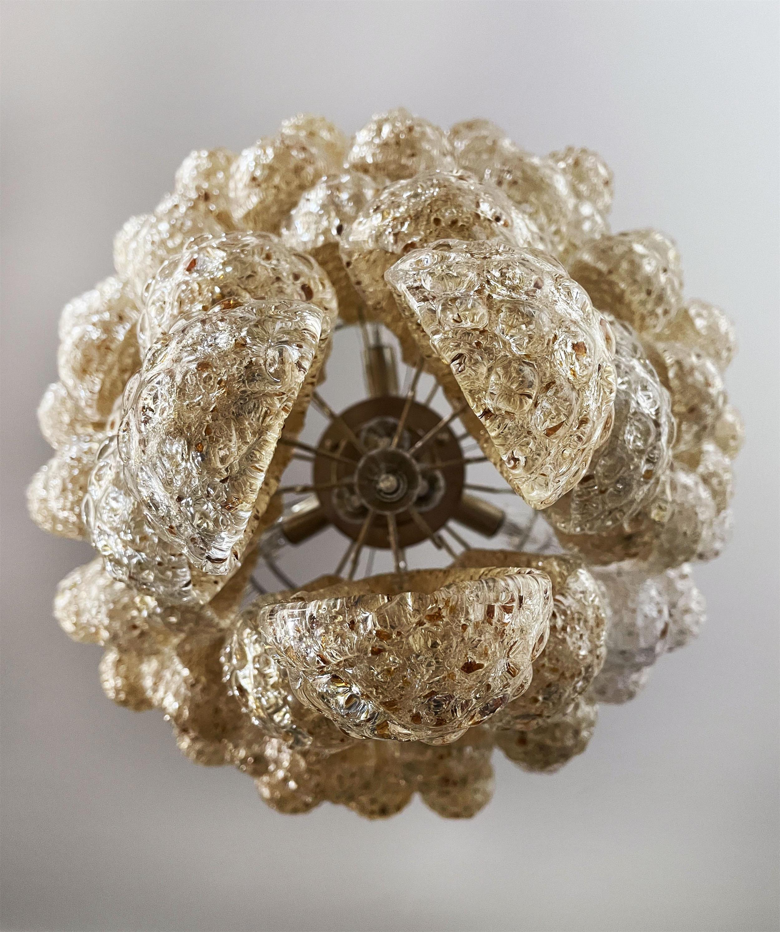 Inset Premium Drop Murano Metal Glass Chandelier - Letslighting