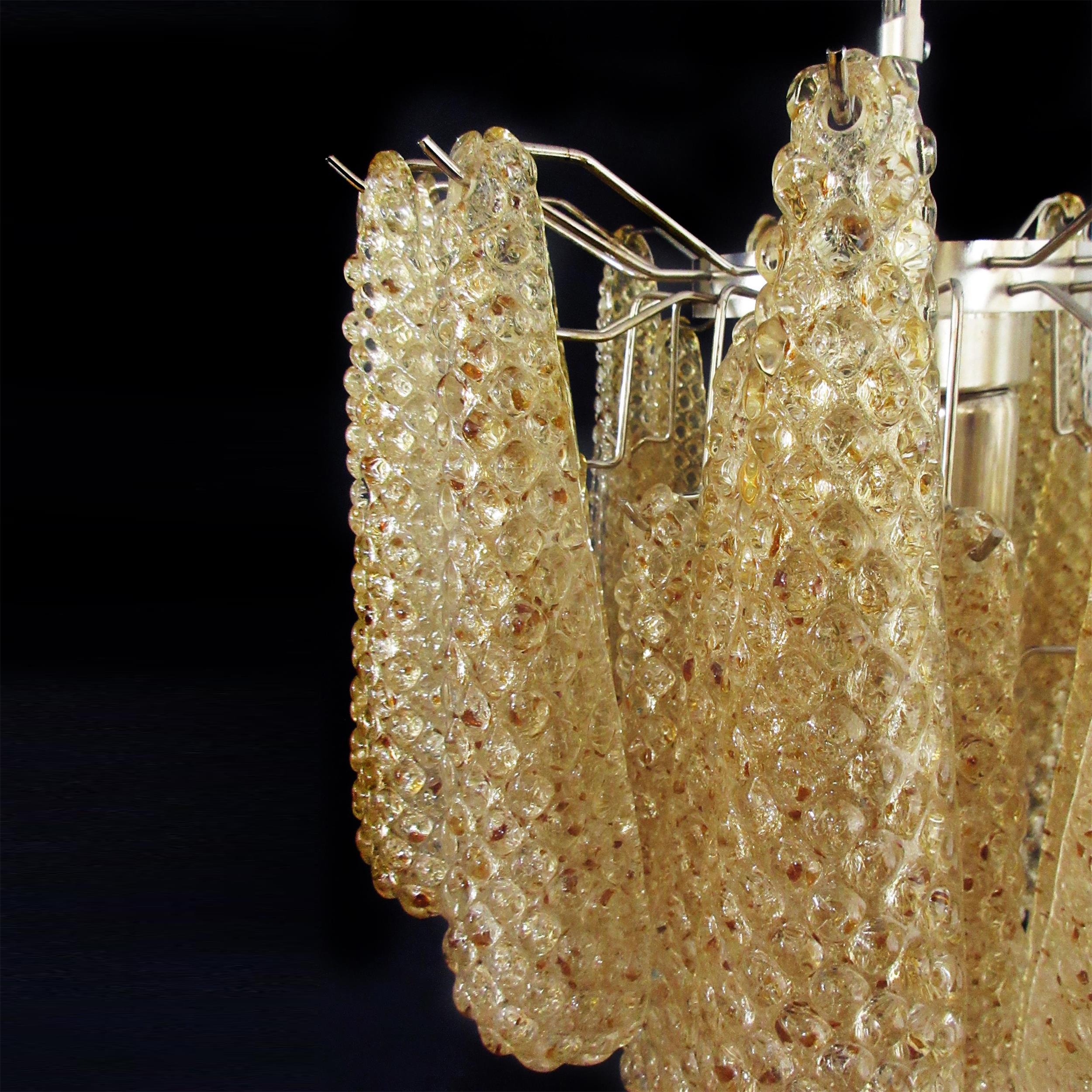 Inset Premium Drop Murano Metal Glass Chandelier - Letslighting