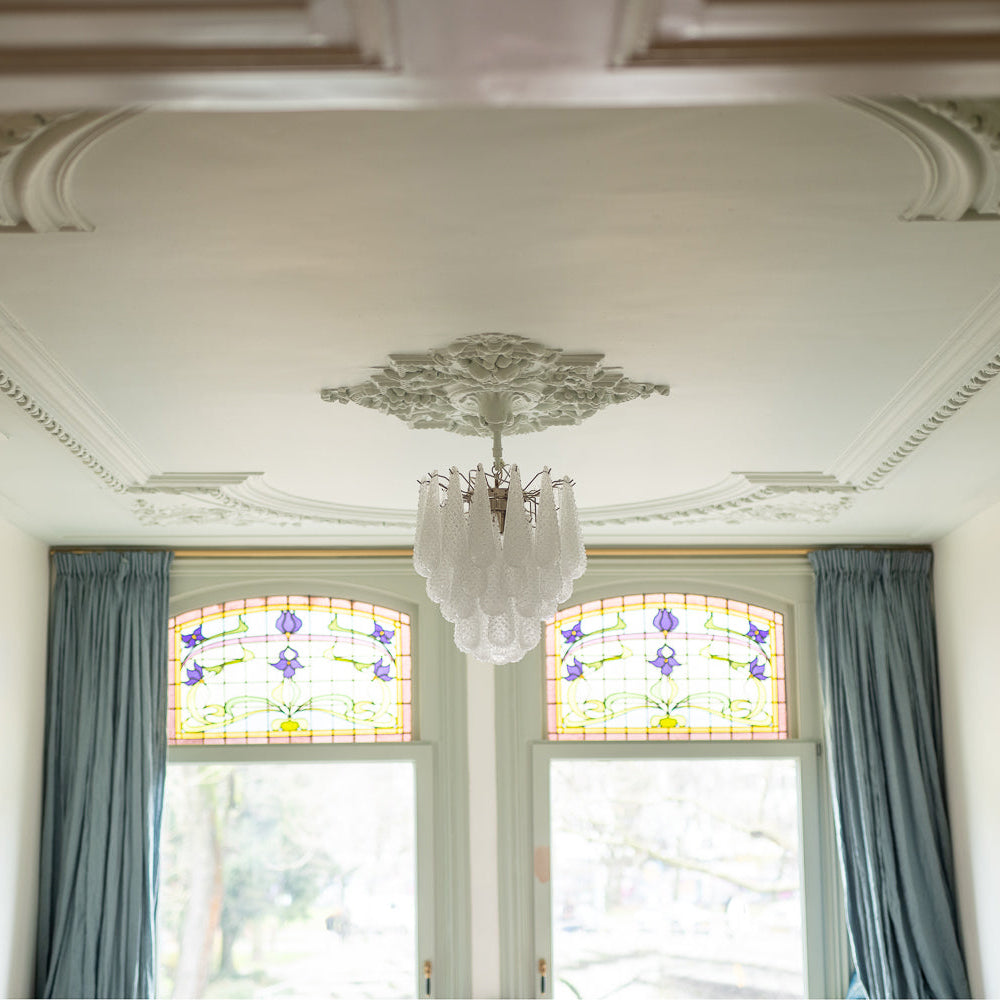 Inset Premium Drop Murano Metal Glass Chandelier - Letslighting