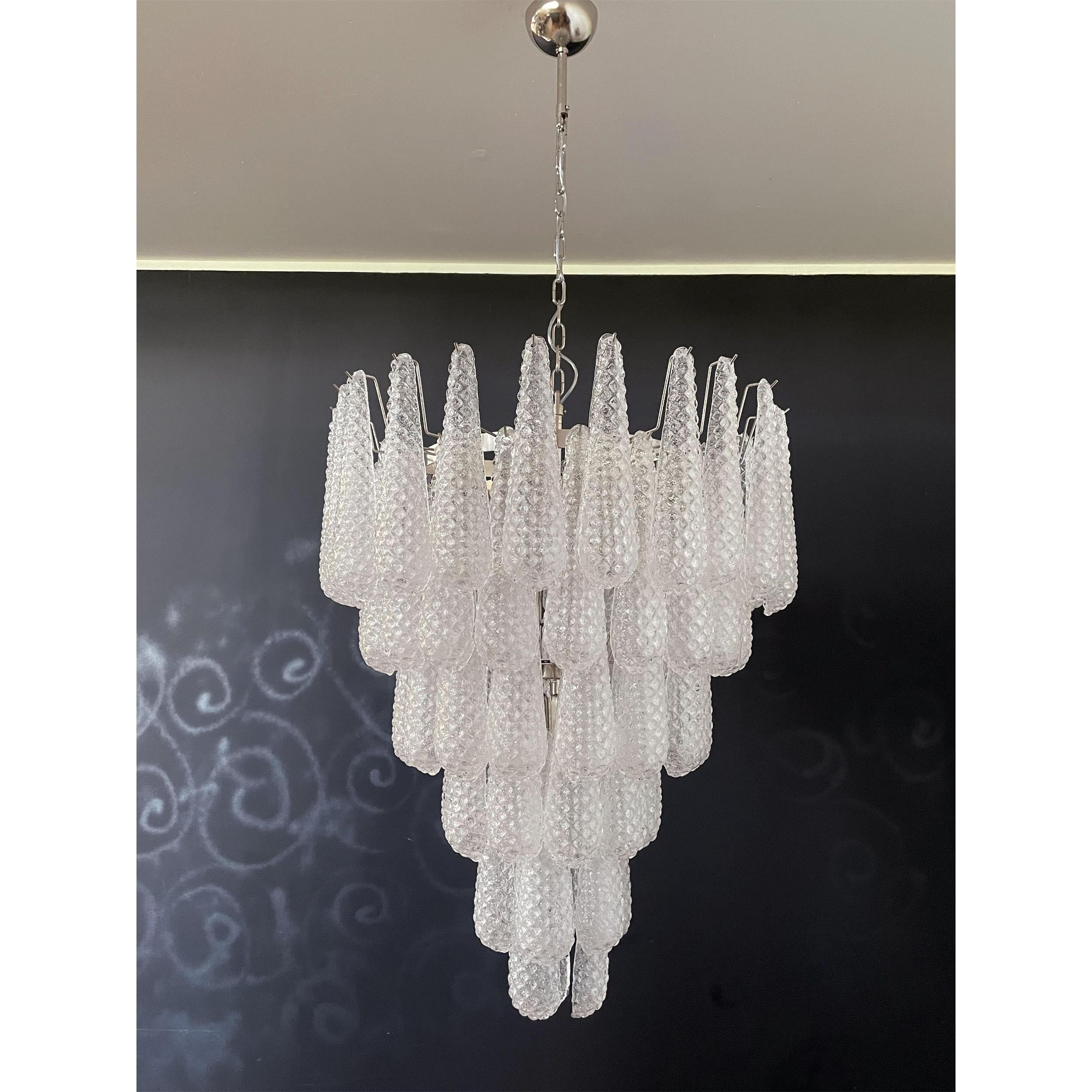 Inset Premium Drop Murano Metal Glass Chandelier - Letslighting