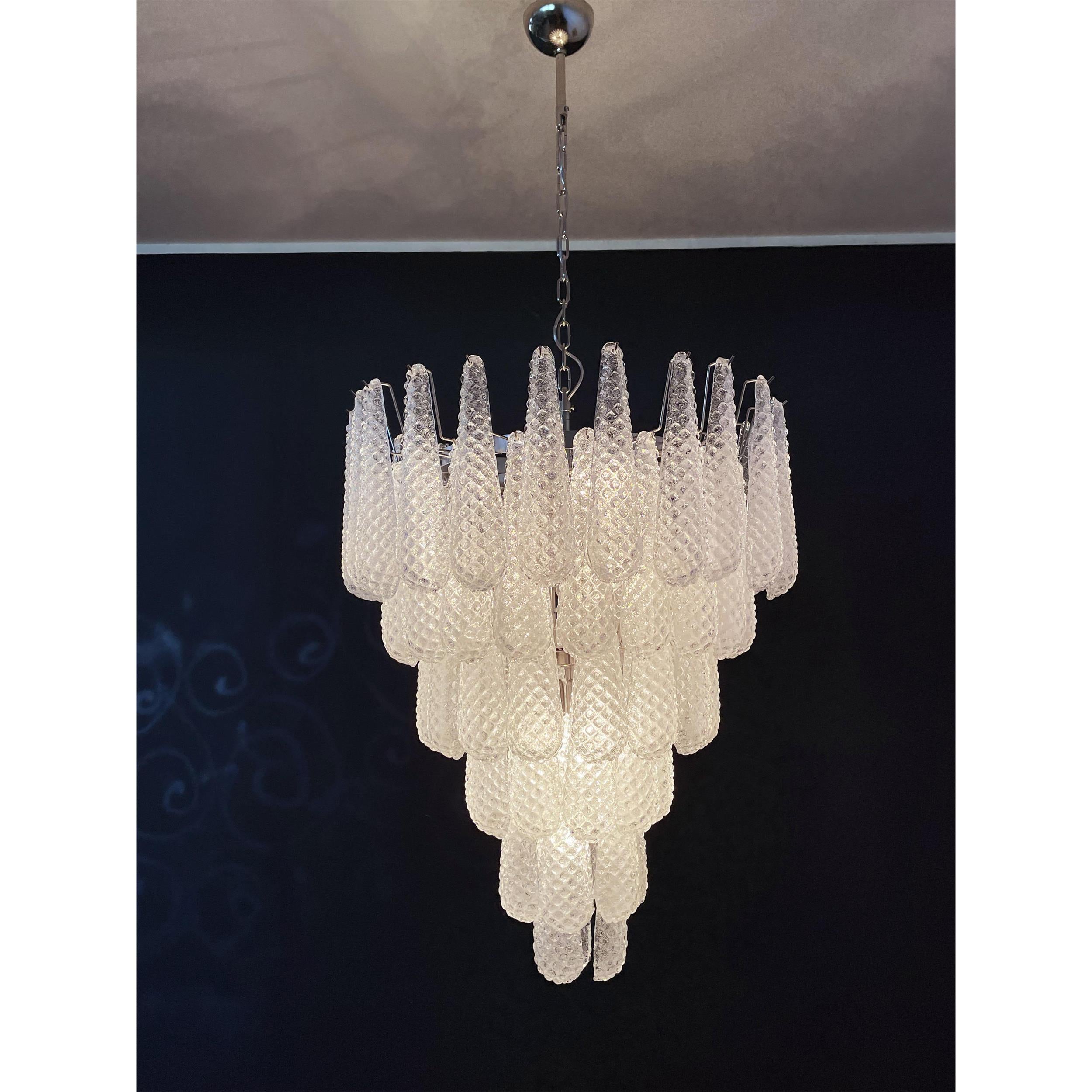 Inset Premium Drop Murano Metal Glass Chandelier - Letslighting