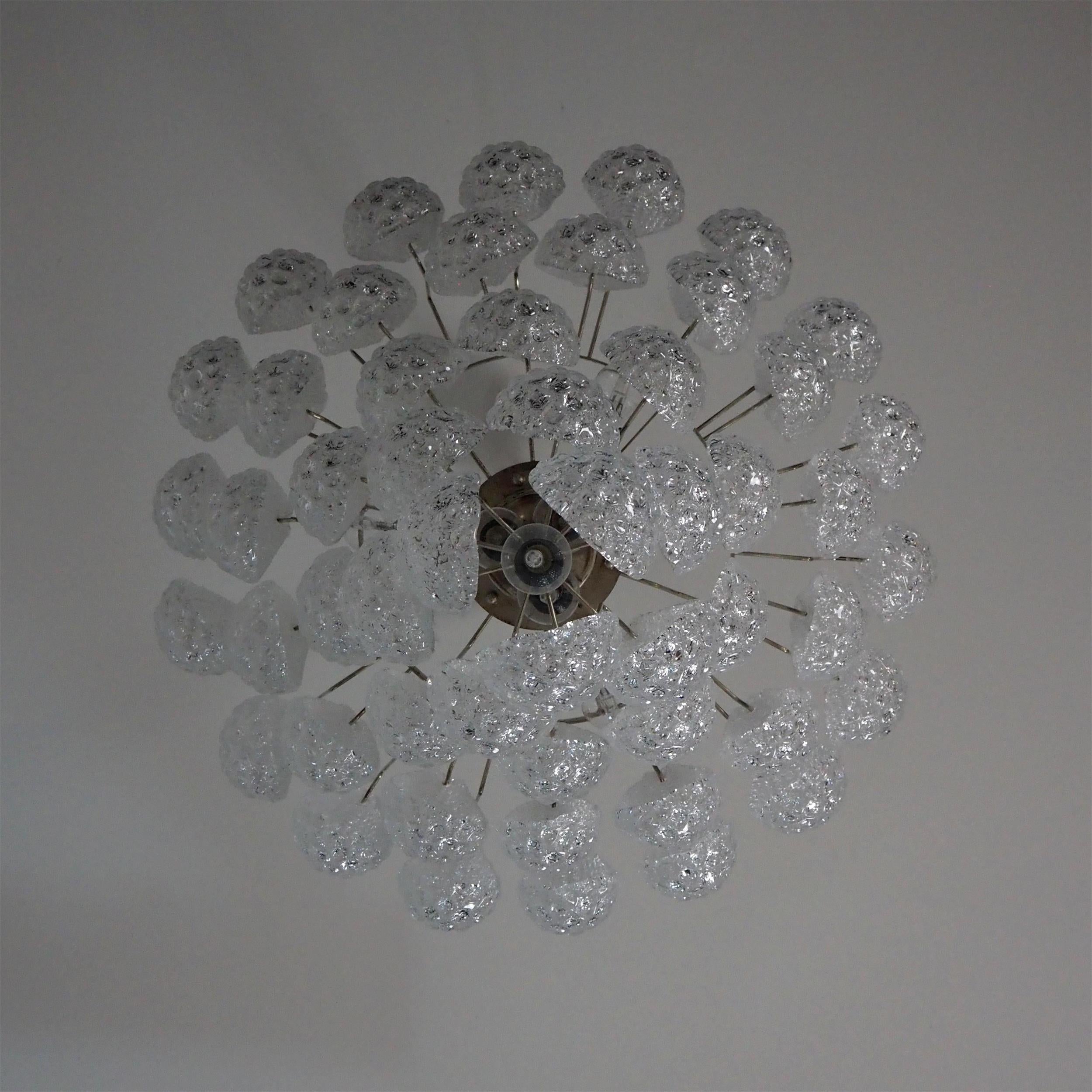 Inset Premium Drop Murano Metal Glass Chandelier - Letslighting