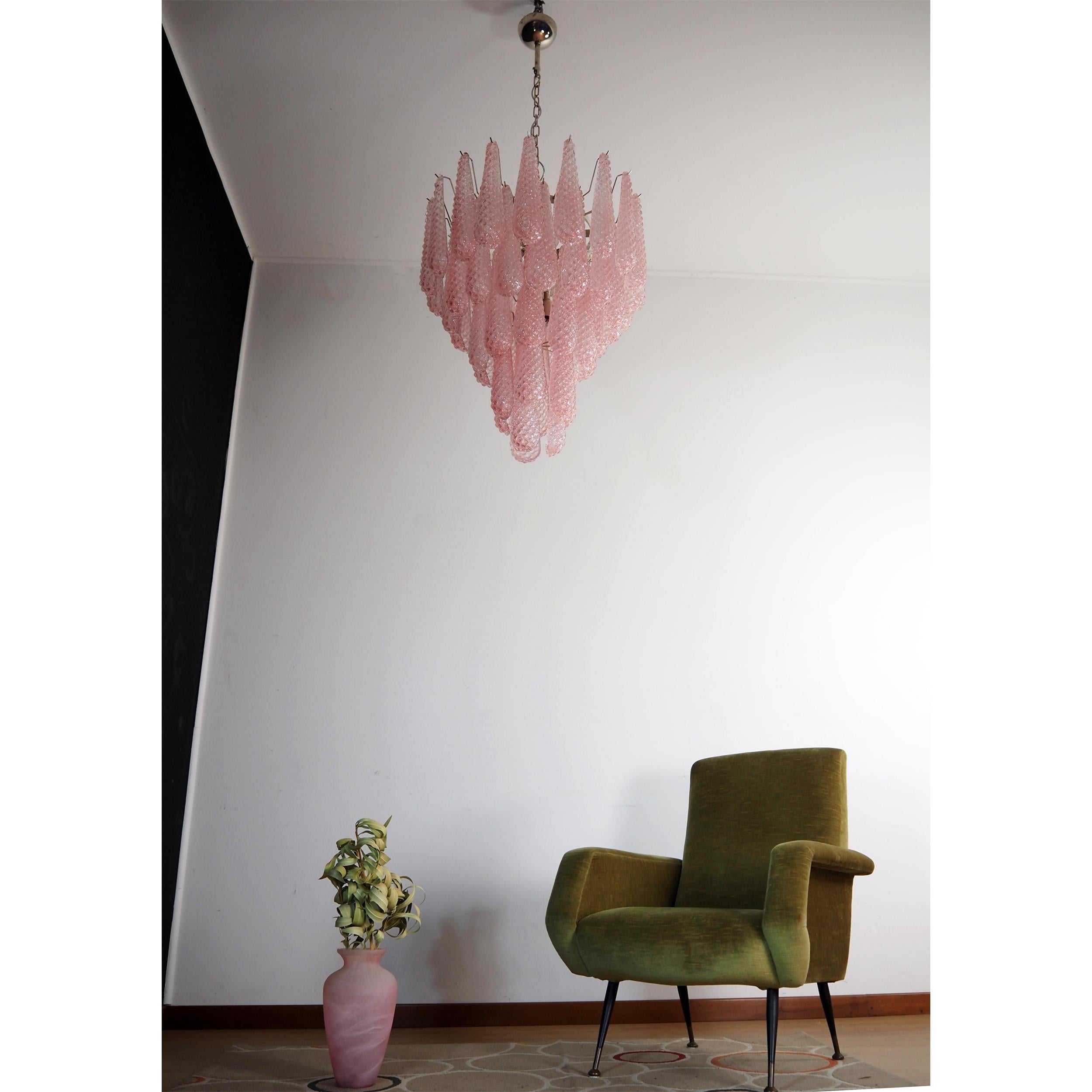 Inset Premium Drop Murano Metal Glass Chandelier - Letslighting