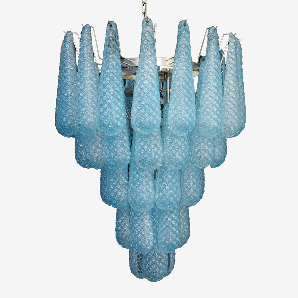 Inset Premium Drop Murano Metal Glass Chandelier - Letslighting