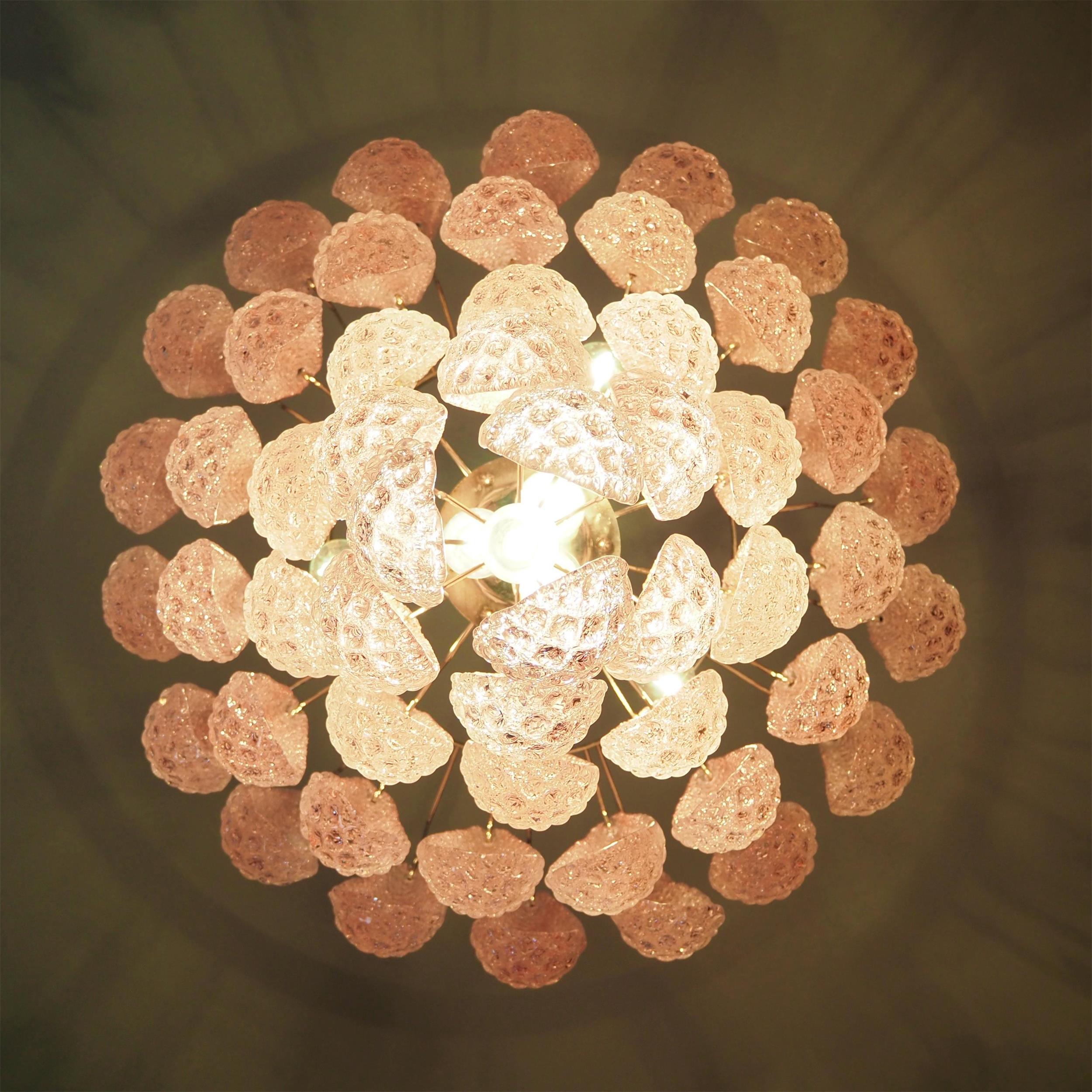 Inset Premium Drop Murano Metal Glass Chandelier - Letslighting