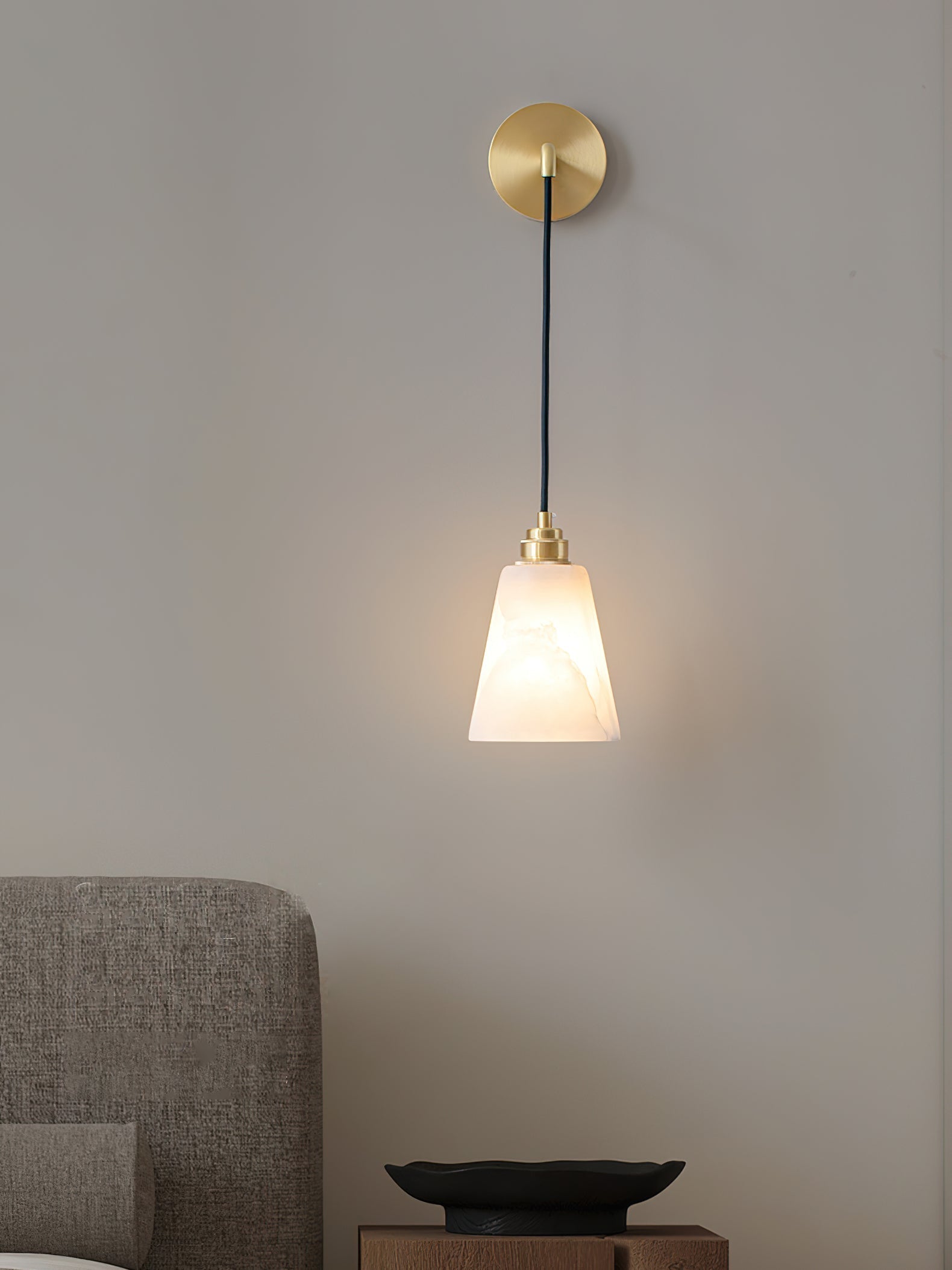Alba Alabaster Wall Pendant Light - Neutralighting