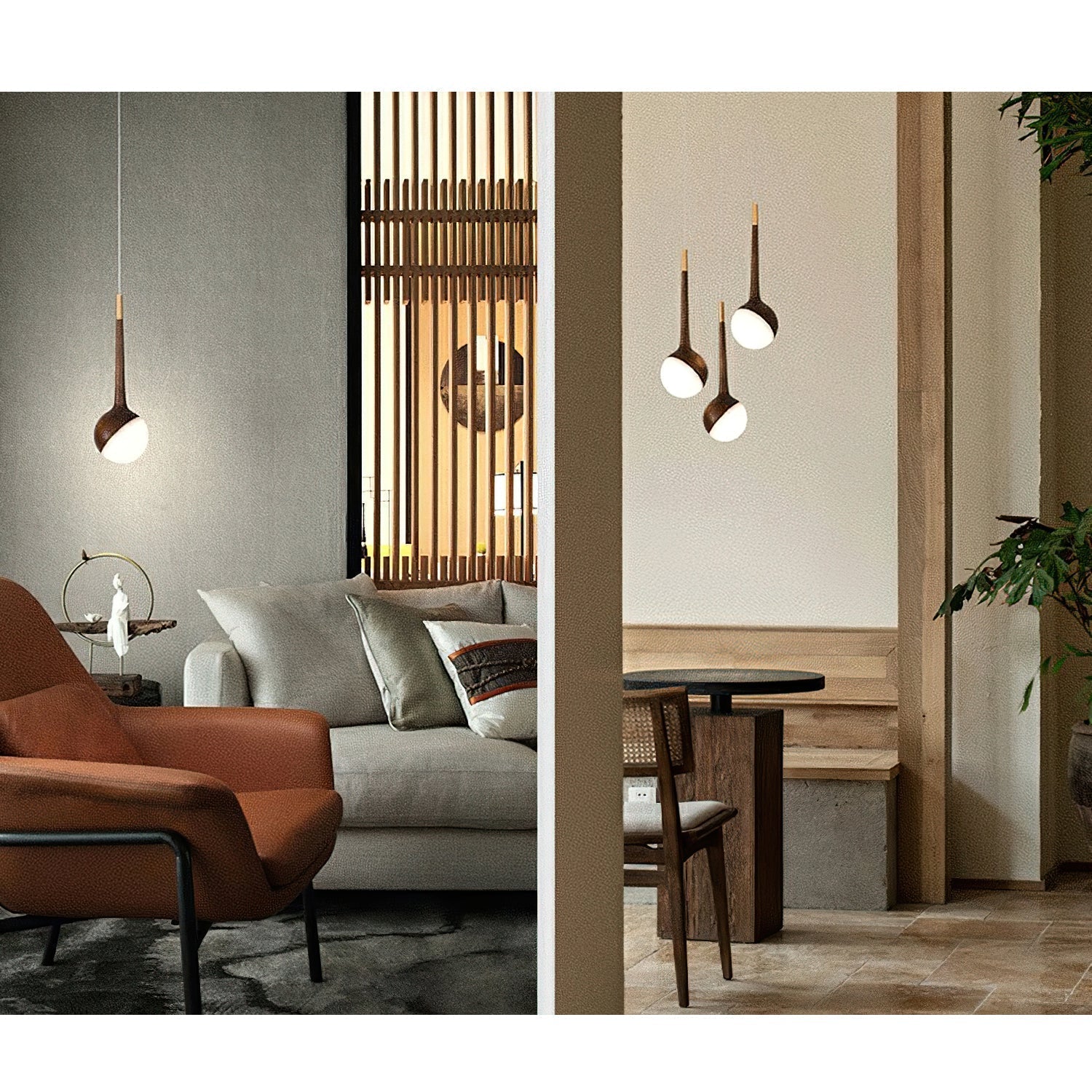 Aurora Kronleuchter Minimalist Droplet LED-Letslighting