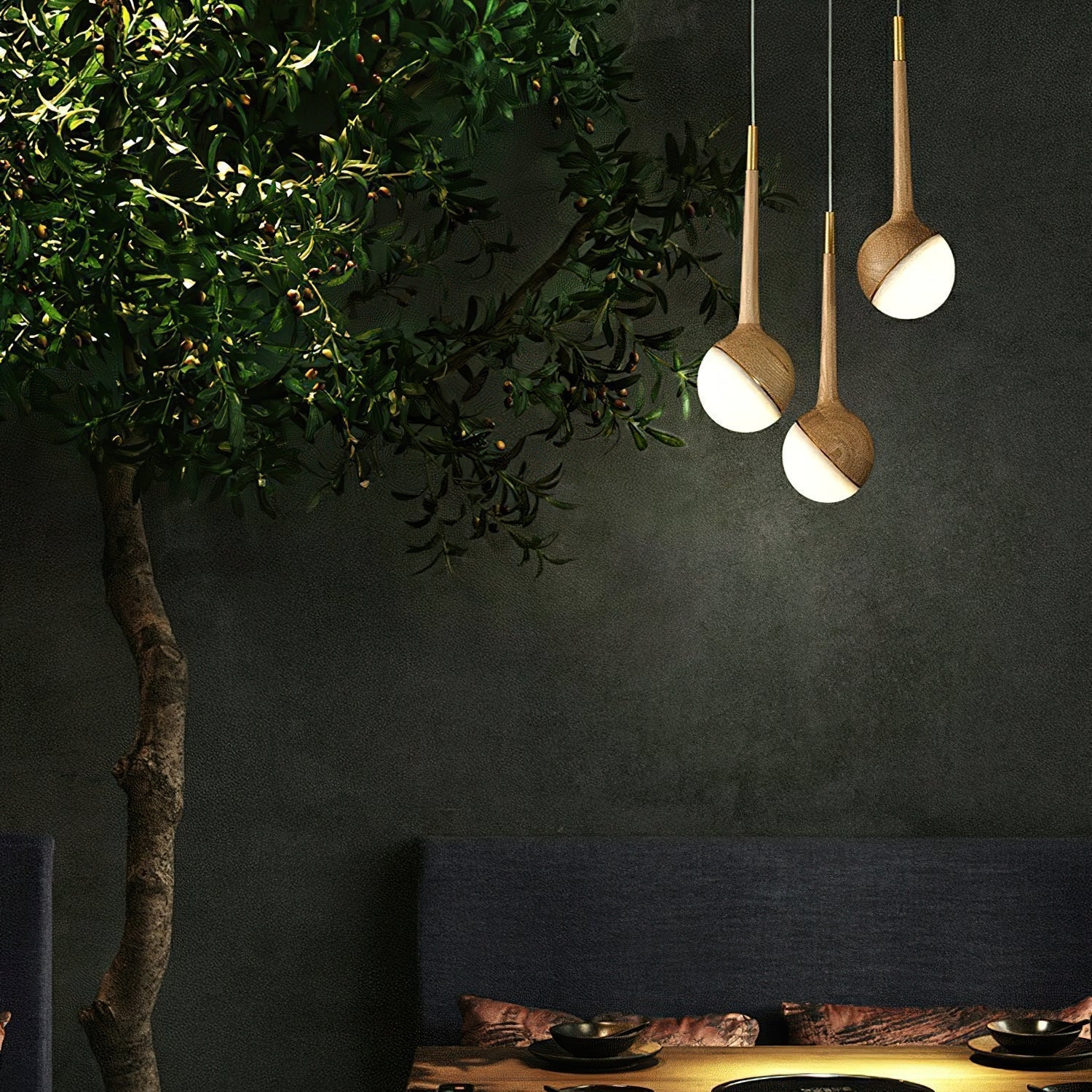 Aurora Kronleuchter Minimalist Droplet LED-Letslighting