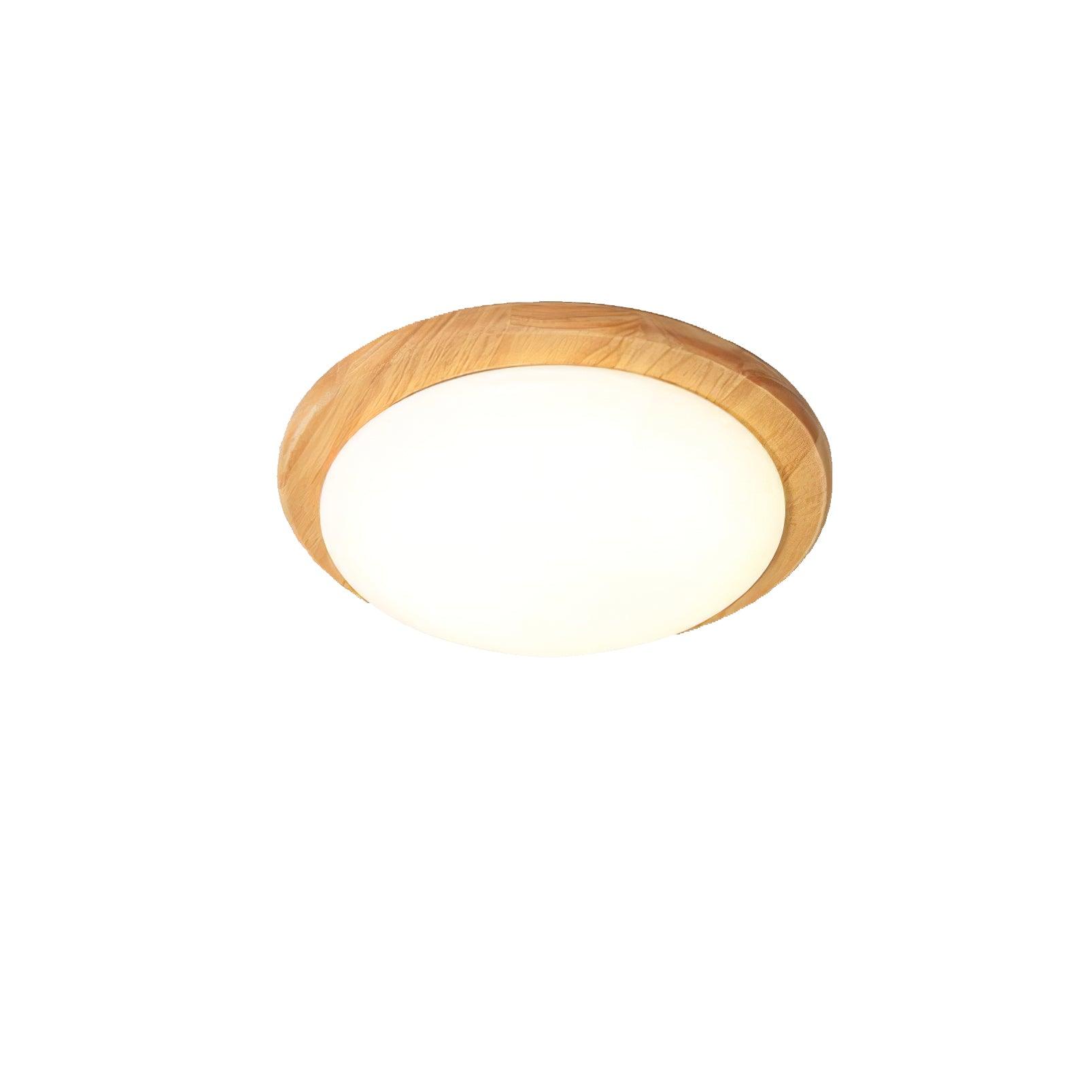 Myshae Modern Minimalistisch Trommel Holz Deckenleuchte-Letslighting