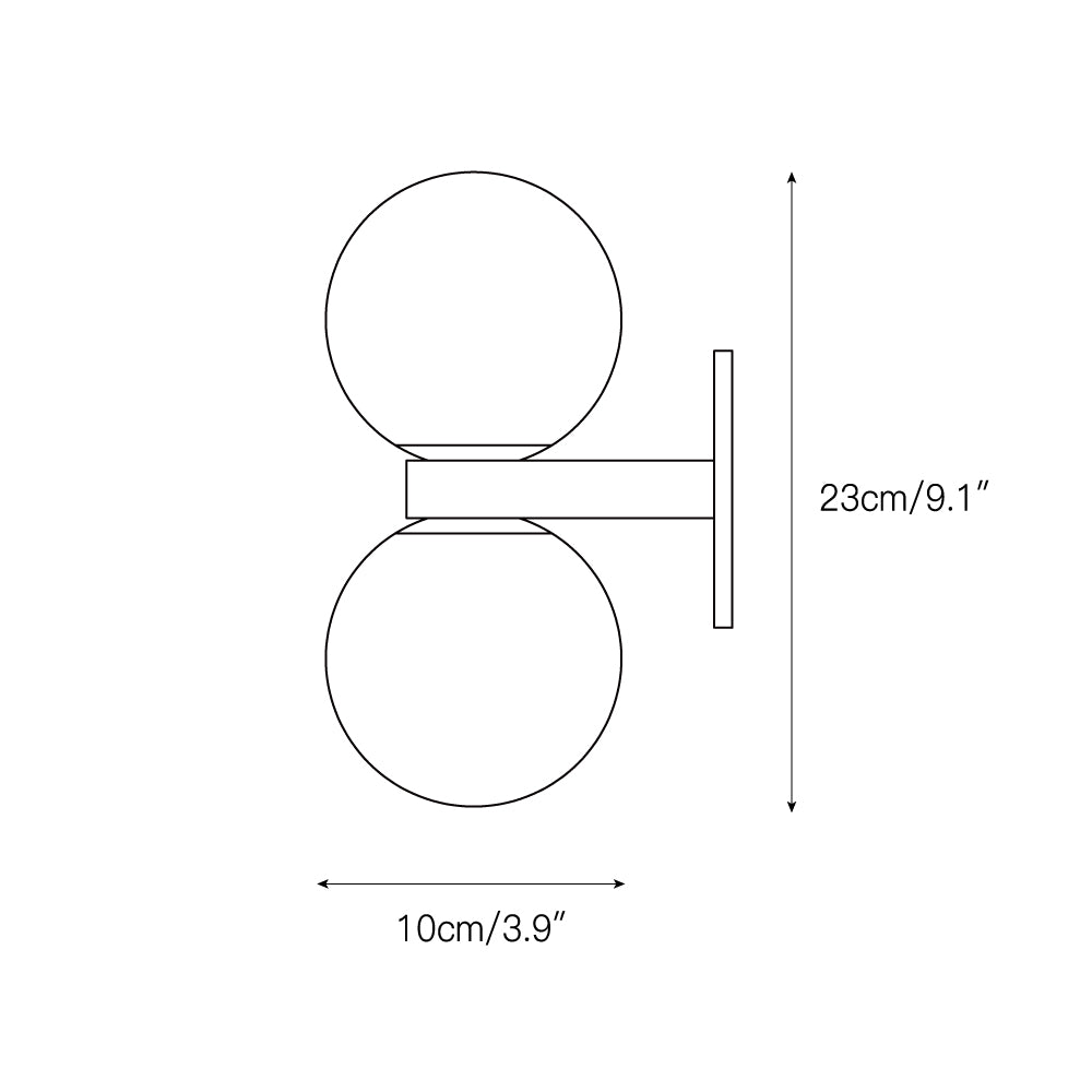 Lush Modern Minimalist Globe Alabaster Wall Lamp - Letslighting