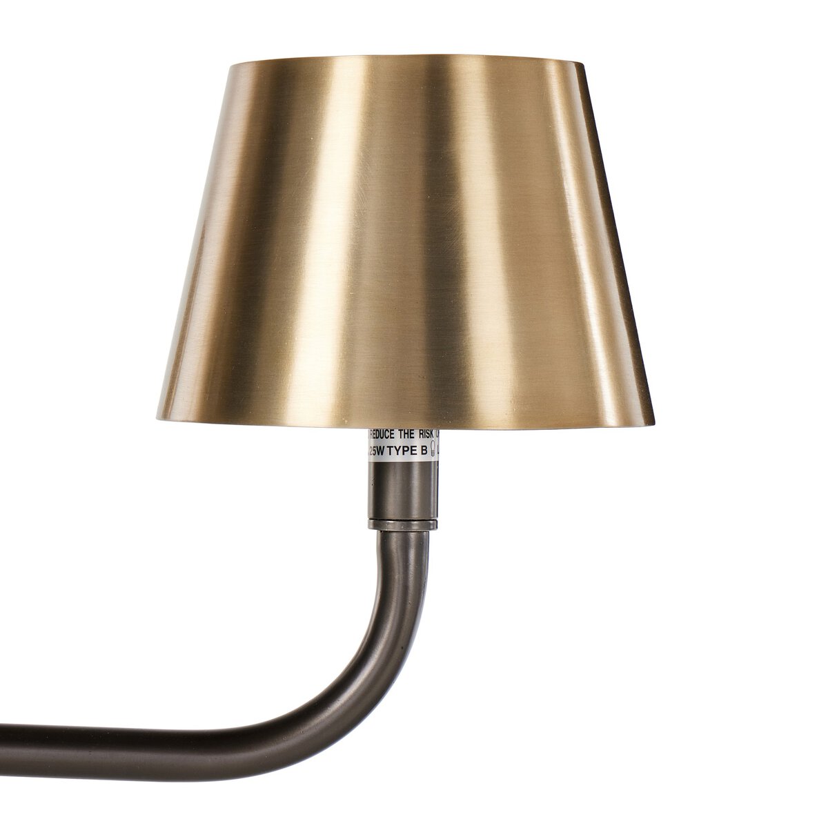 Nook Industrieller Vintage Kronleuchter aus Messing-Letslighting