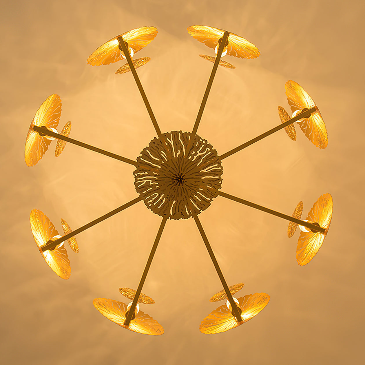 Orb Luxus-Kronleuchter aus Messing-Letslighting