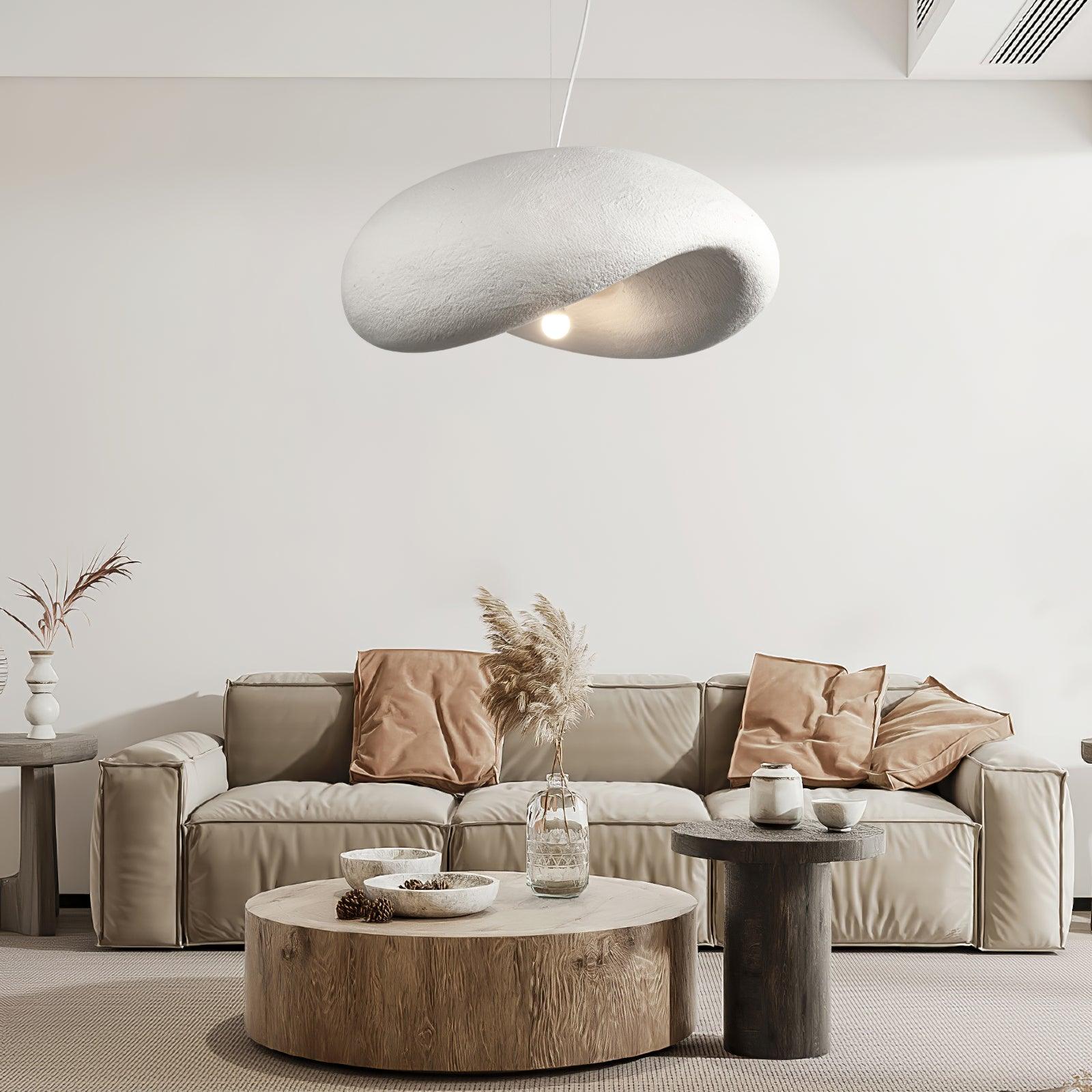 Avi Modern Pendelleuchte Wolken, Weiß, Schlafzimmer