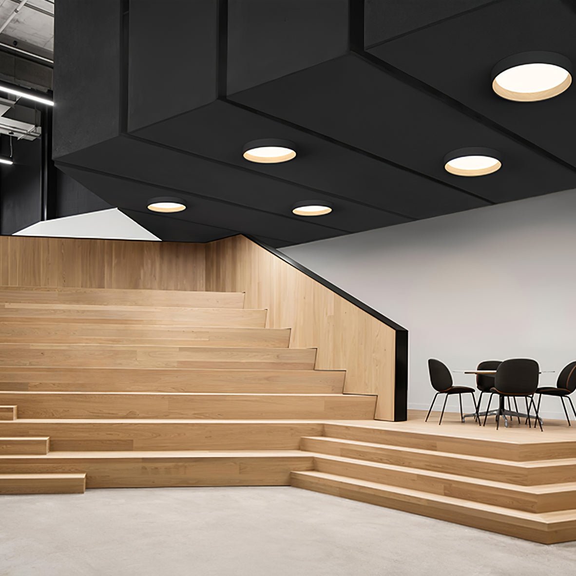 Caraeara Modern Minimalistisch Rund Deckenleuchte-Letslighting
