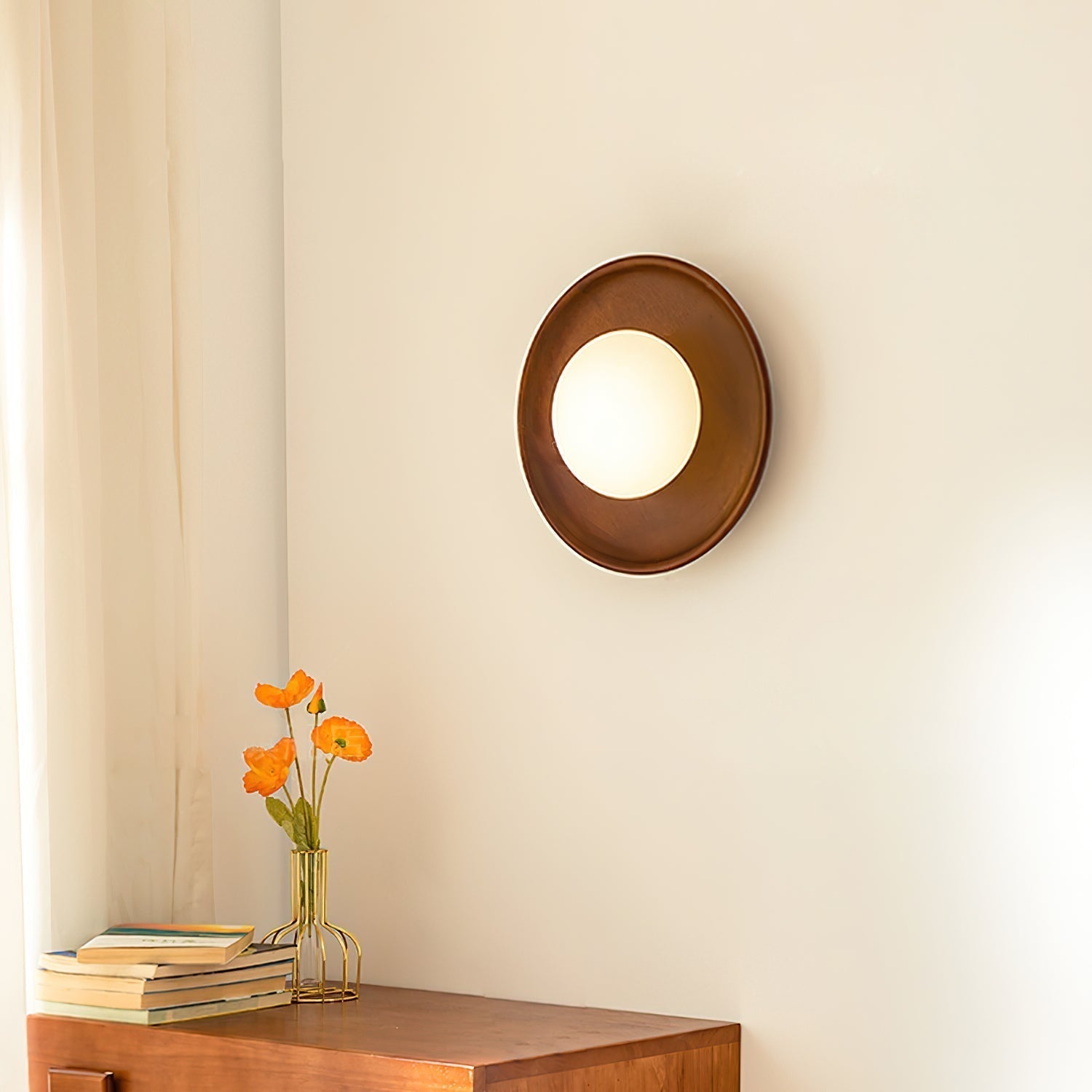 Novin Wandleuchte aus Holz-Letslighting