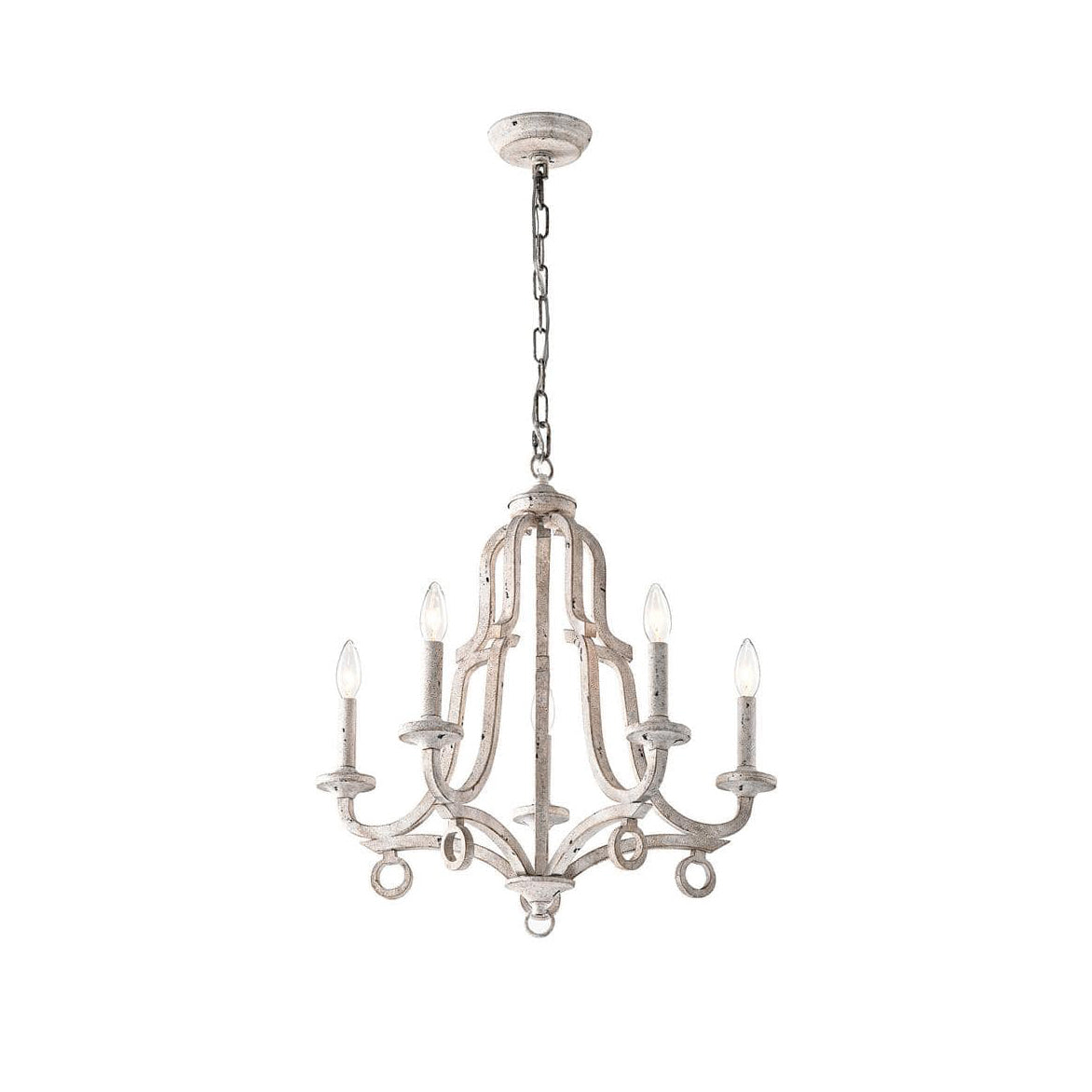 Tinge Industrieller Vintage Kronleuchter aus Messing-Letslighting
