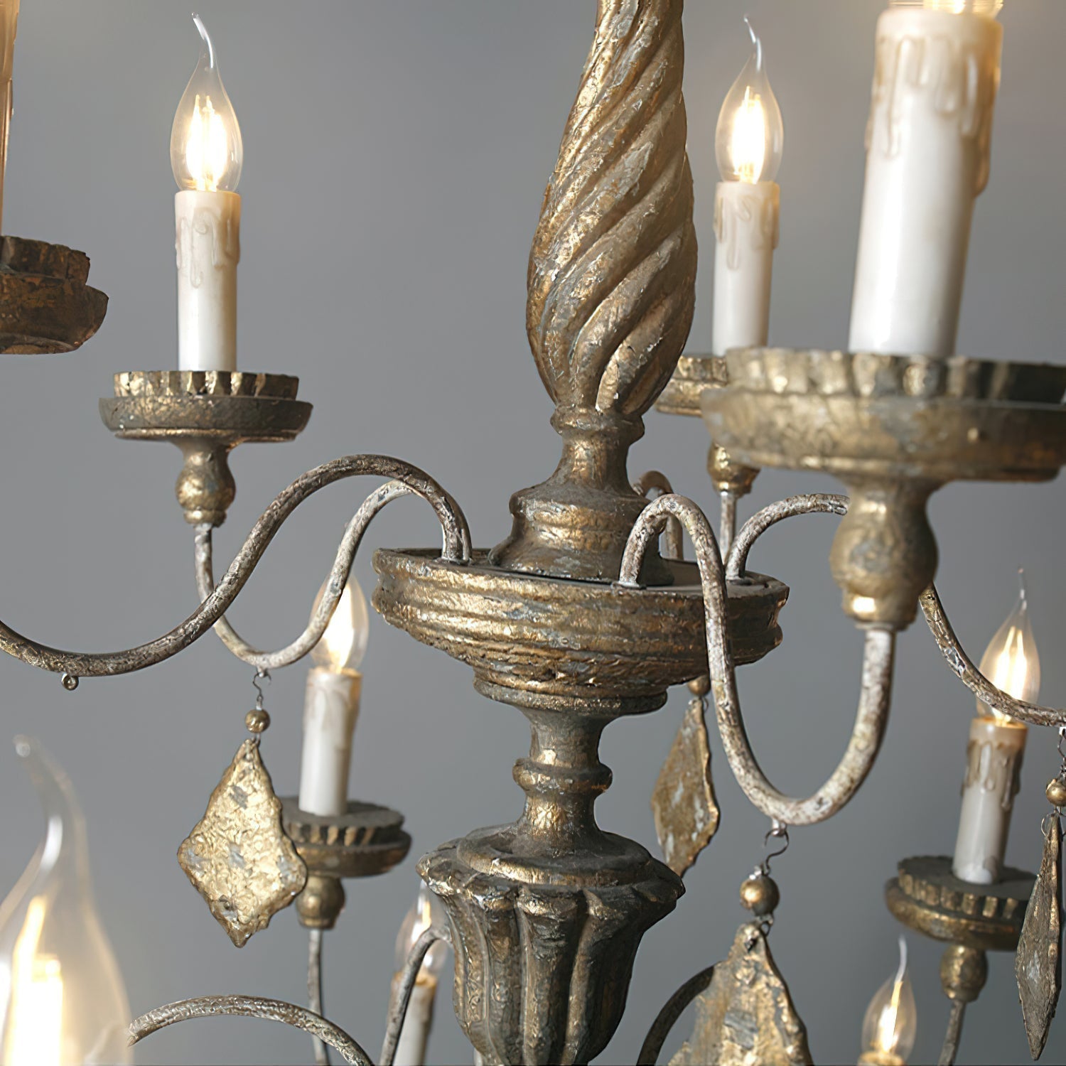 Urn Postmodern Luxury Old Gold Metal Chandelier - Letslighting