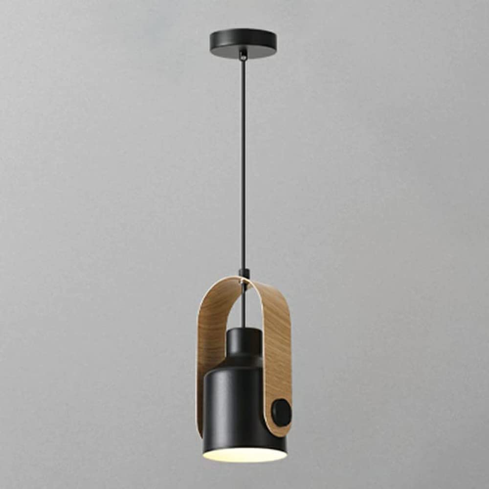 Valentina Modern LED Pendelleuchte Schwarz Metall Schlaf Wohnzimmer