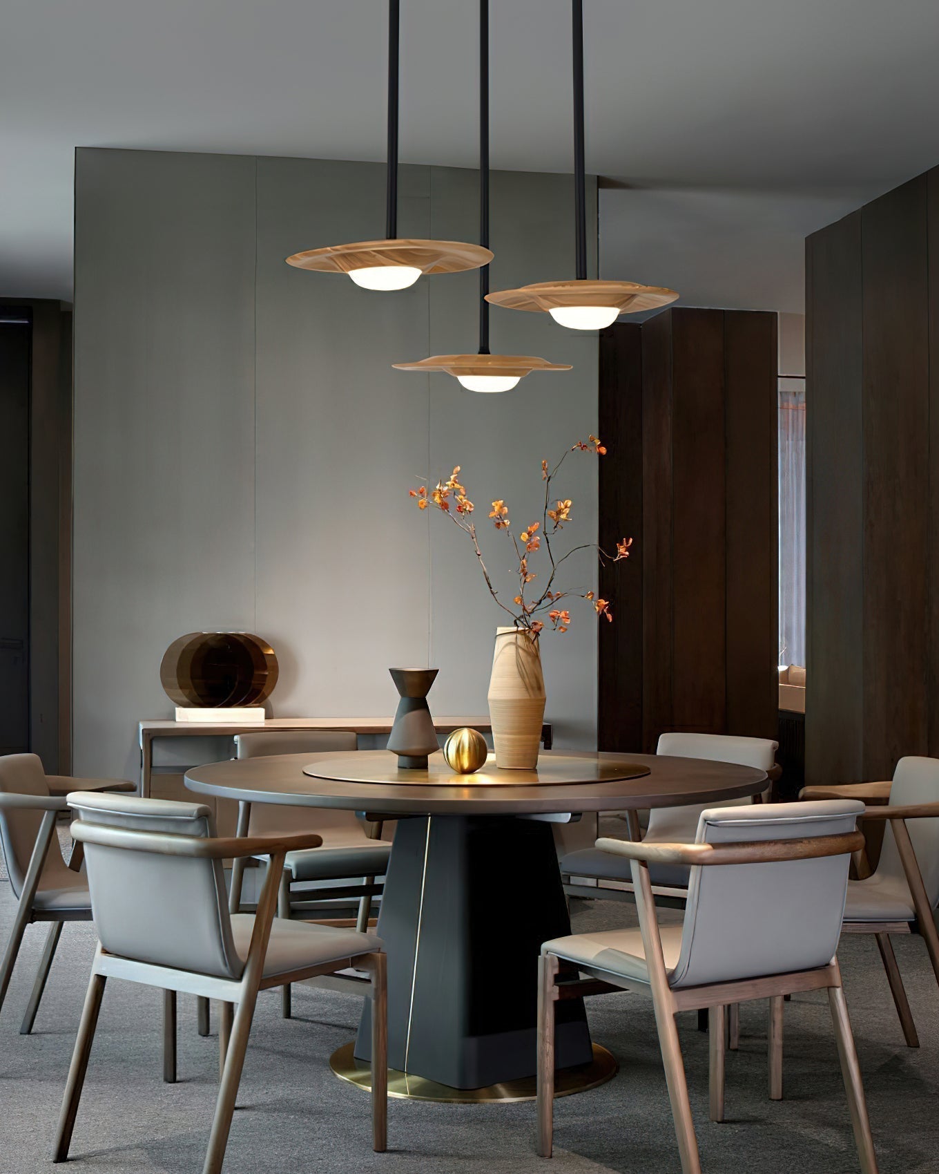 Cesilis Minimalistische Pendelleuchte aus Holz-Letslighting