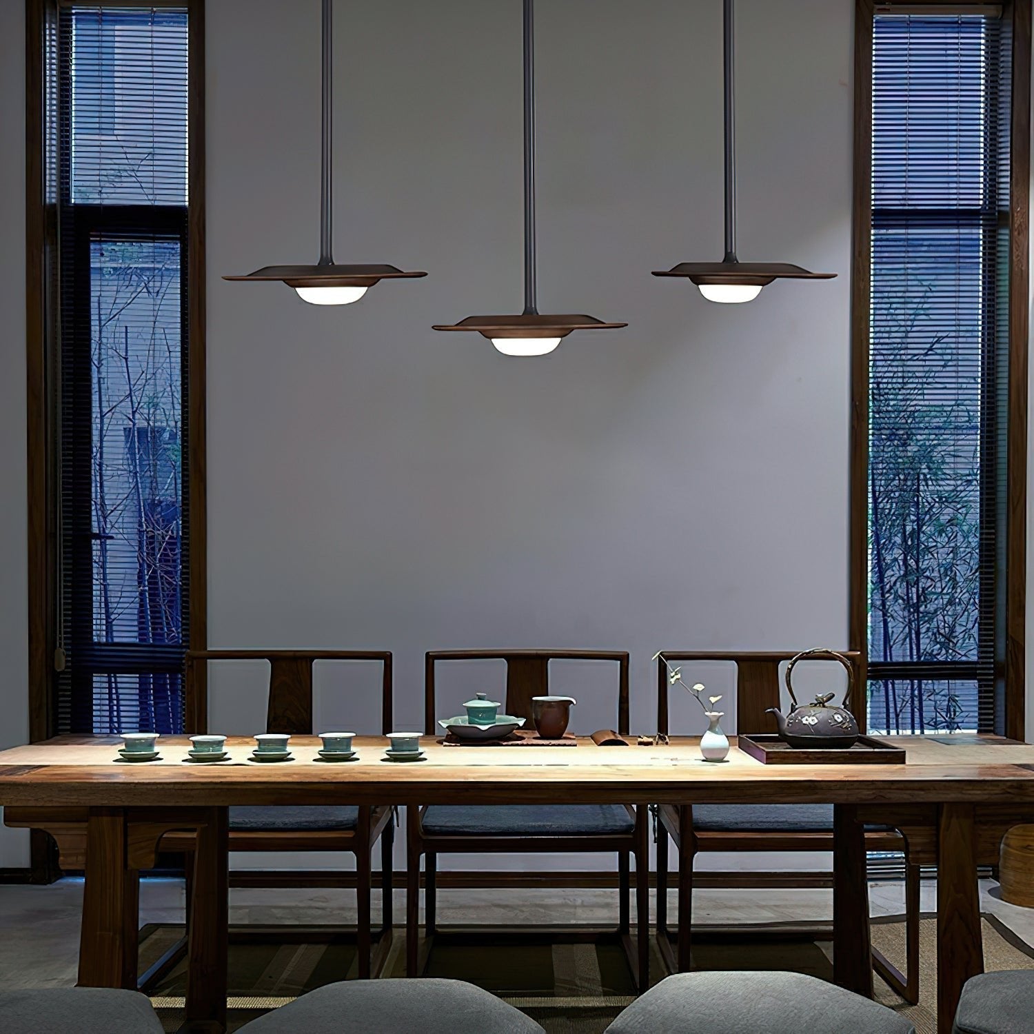 Cesilis Minimalistische Pendelleuchte aus Holz-Letslighting