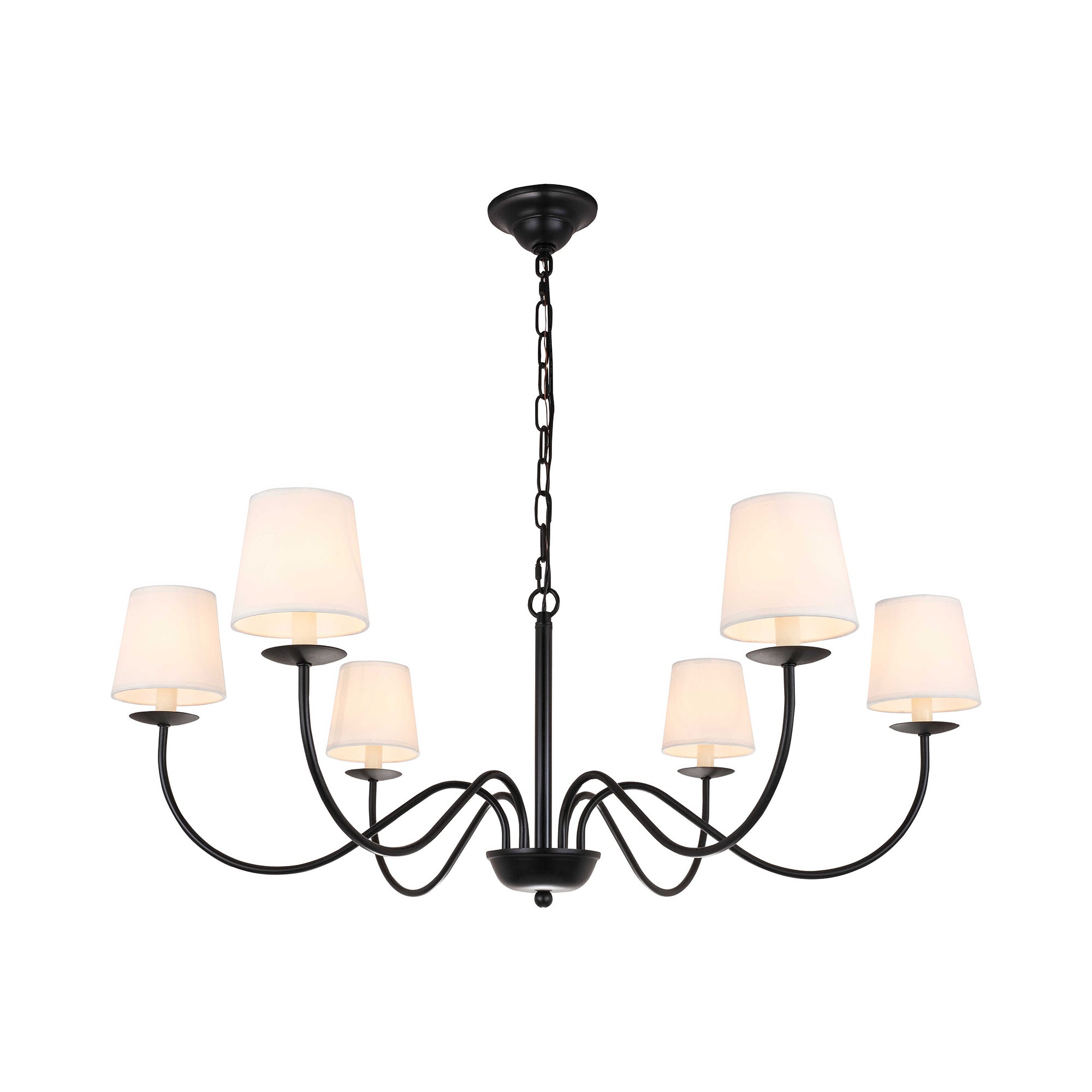 Amble Vintage Industrieller Messingstoff Kronleuchter-Letslighting