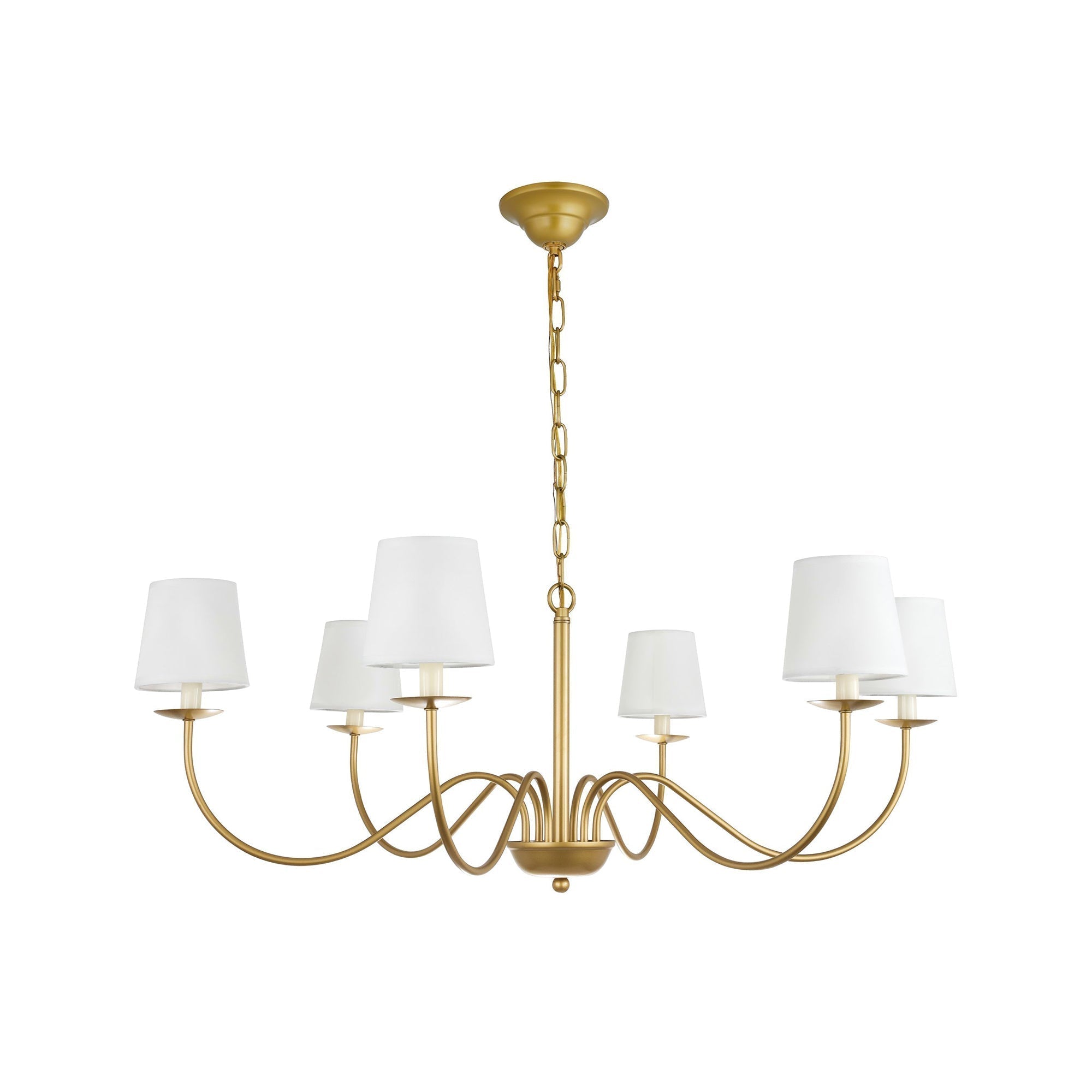 Amble Vintage Industrieller Messingstoff Kronleuchter-Letslighting