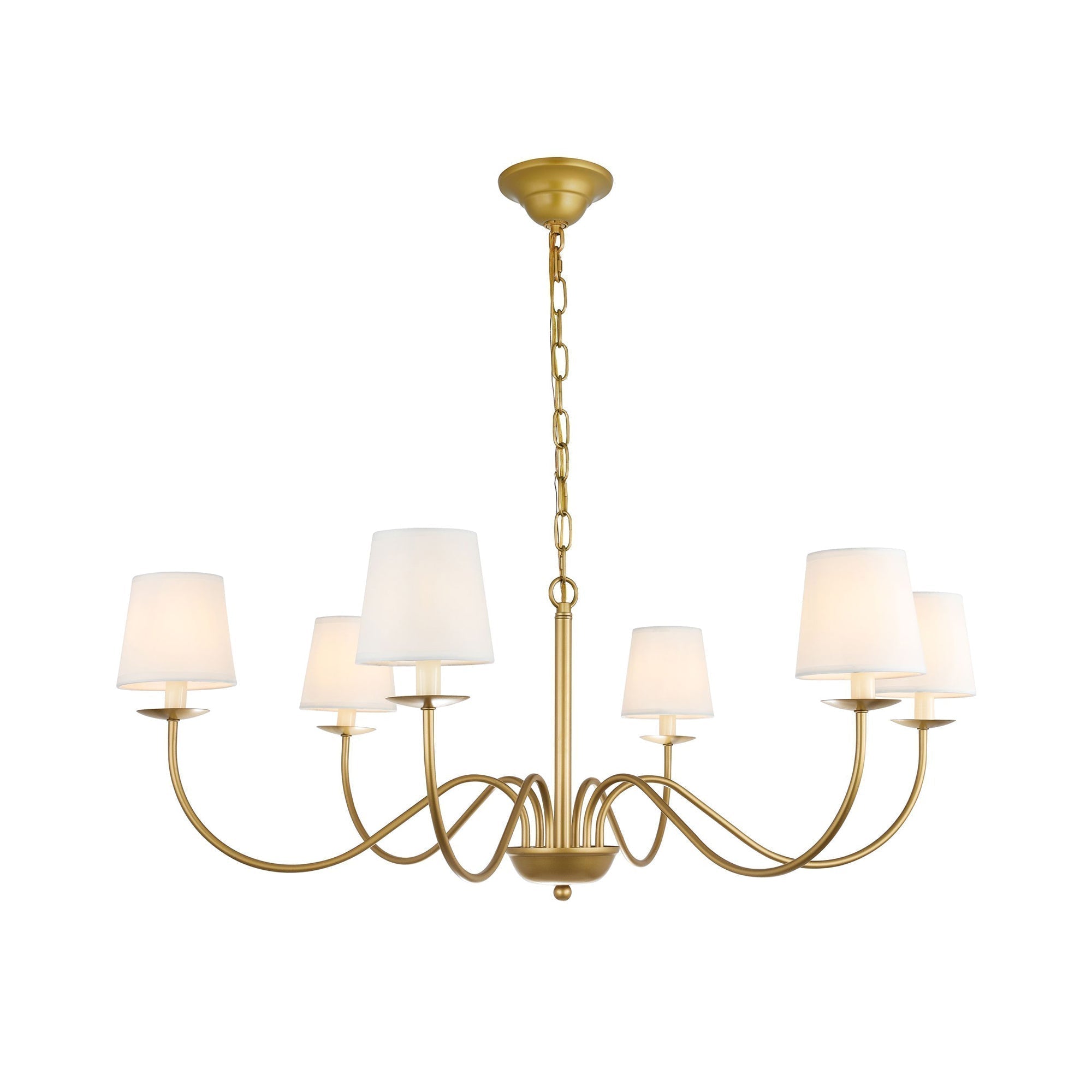 Amble Vintage Industrieller Messingstoff Kronleuchter-Letslighting