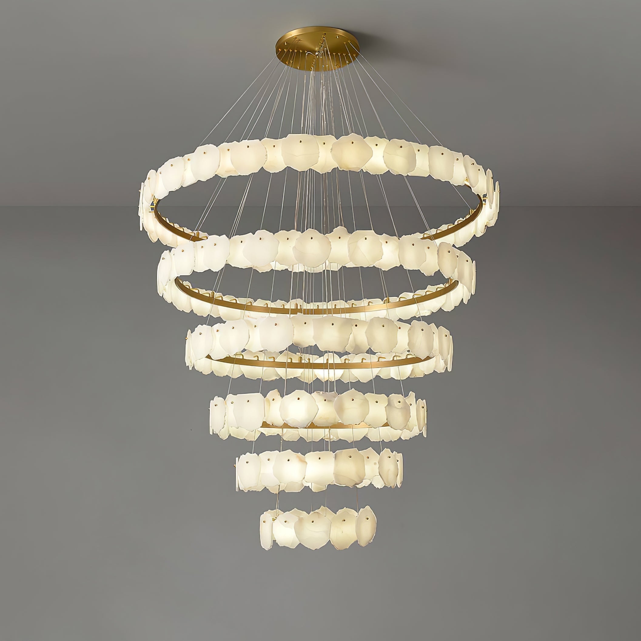 Selene Luxury Alabaster Chandelier - Neutralighting