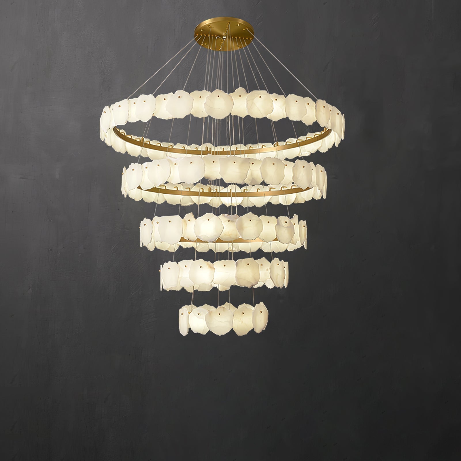 Selene Luxury Alabaster Chandelier - Neutralighting