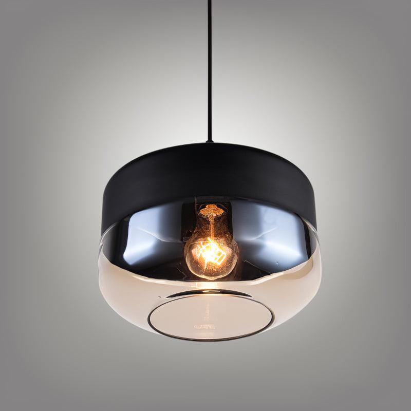 Aura Industriell Glas Pendelleuchte-Letslighting