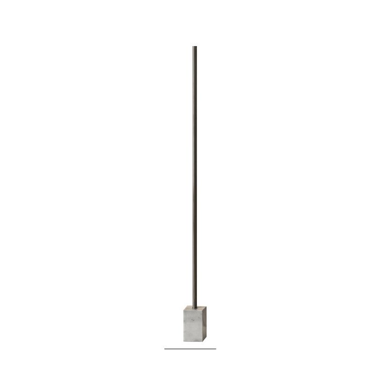 Arisha Minimalist Stehleuchte Linear, Schwarz/Gold, Metall
